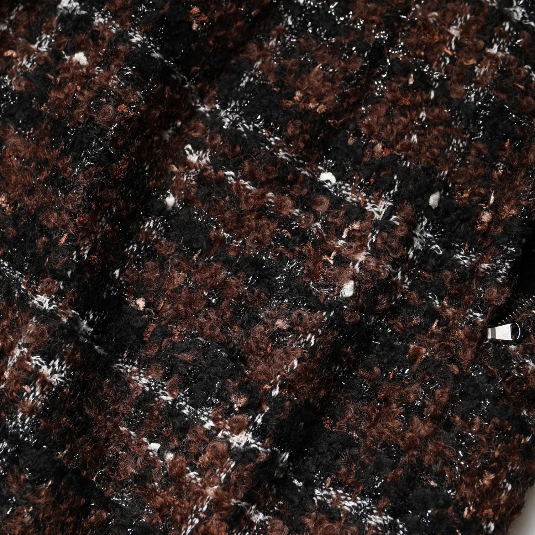 Dolce & Gabbana Multicolor High Waist Tartan Tweed Pencil Cut Skirt