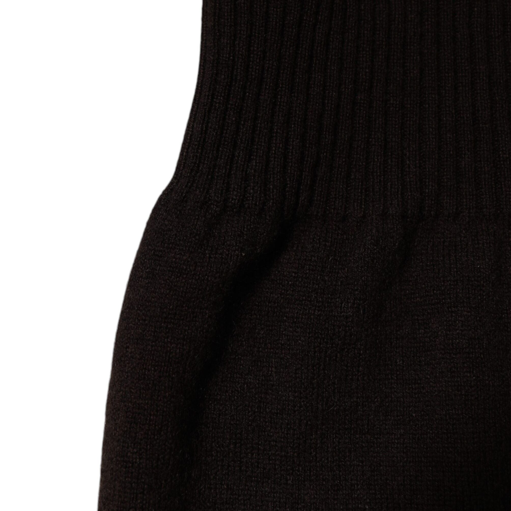 Dolce & Gabbana Brown Cashmere Knitted Neck Warmer Foulard Scarf