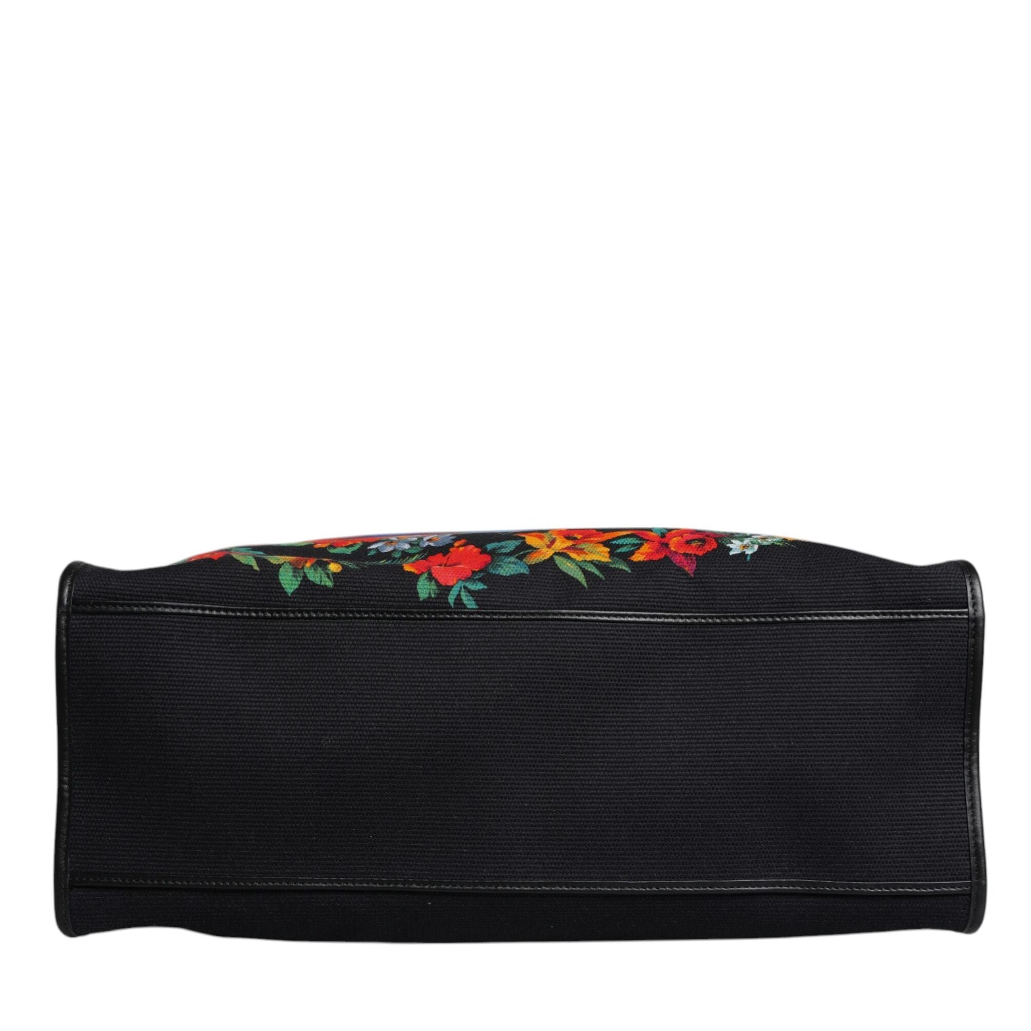 Dolce & Gabbana Multicolor Graphic Printed Top Handle Shopping Tote Bag