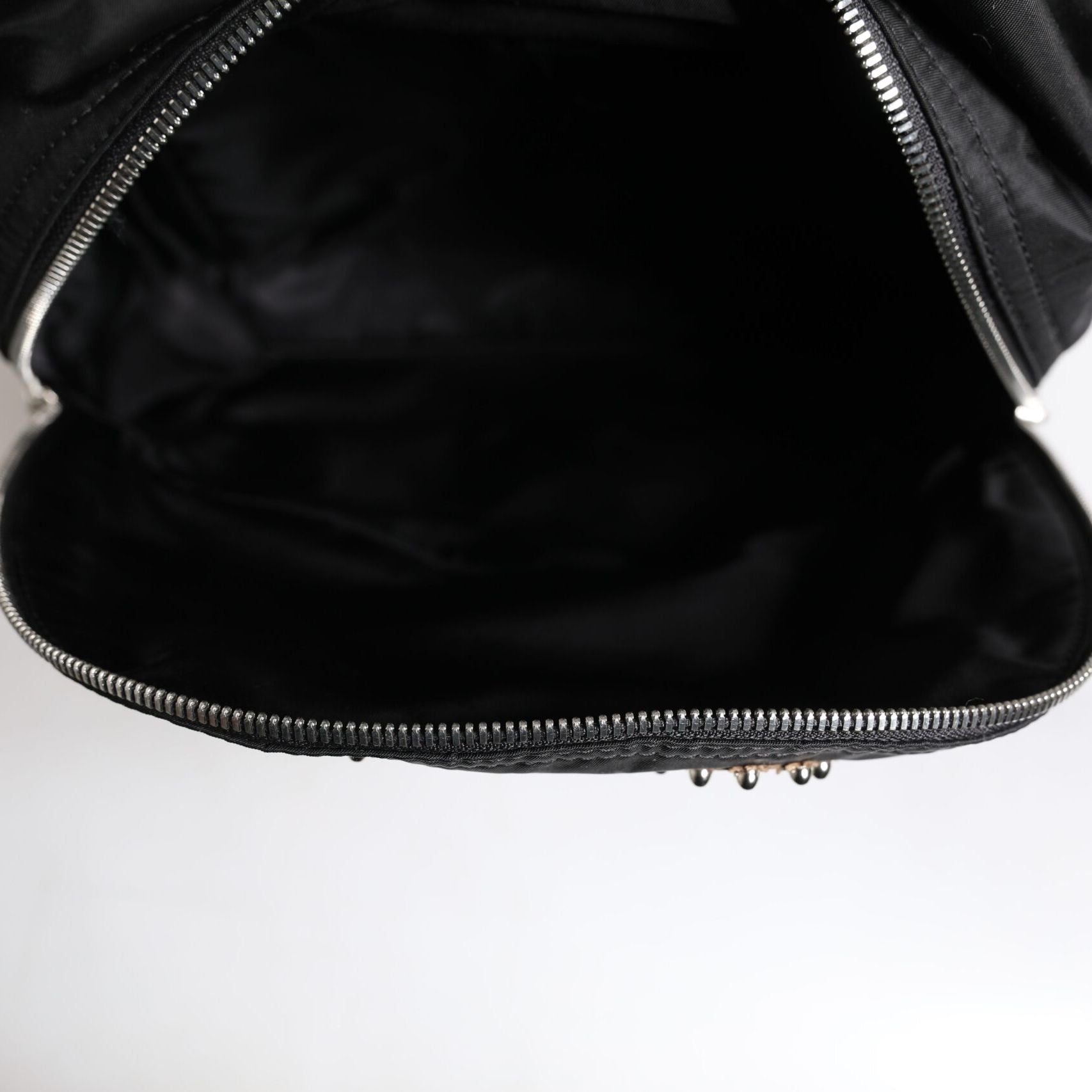 Dolce & Gabbana Black Nylon #DGFAMILY Embellished Backpack VULCANO Bag