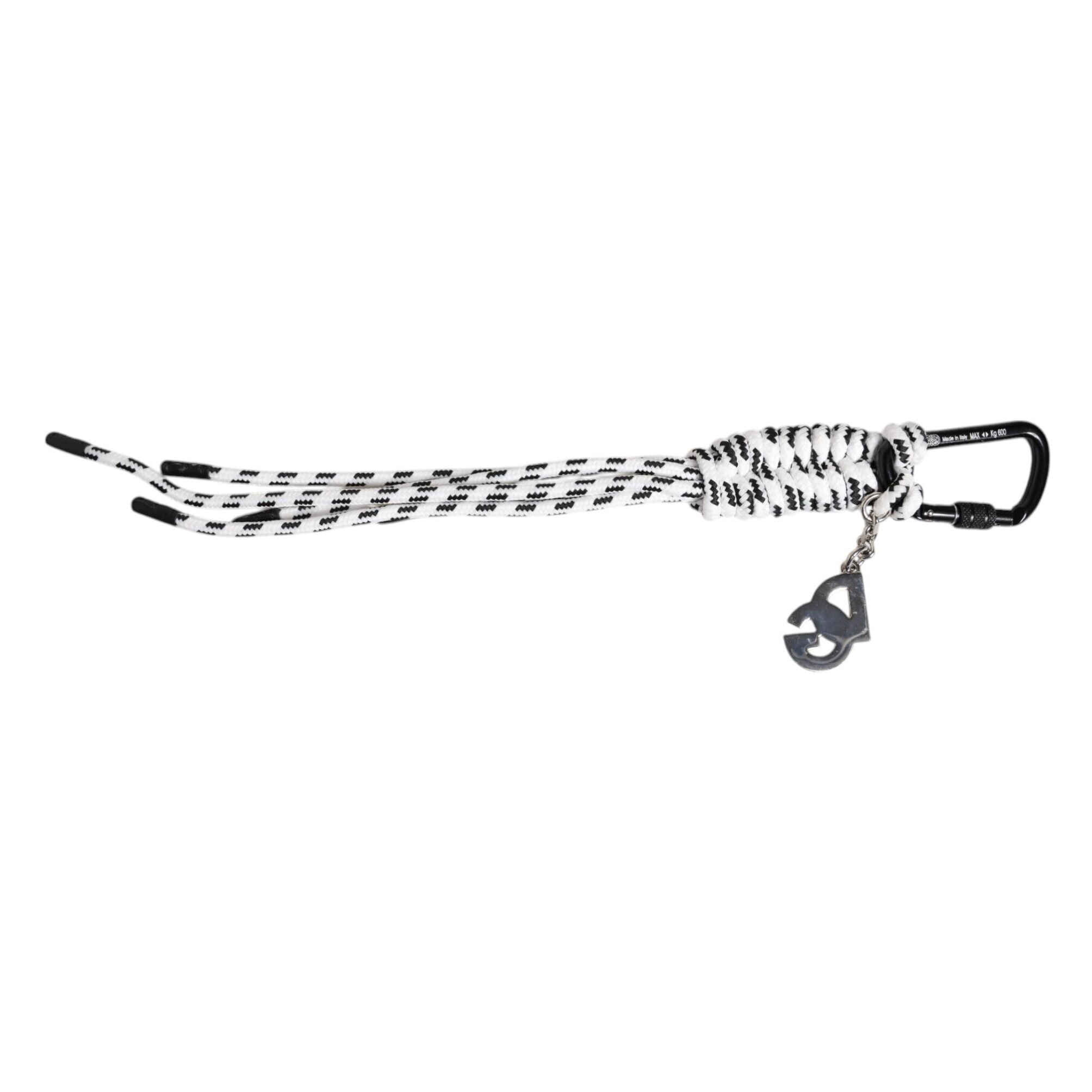 Dolce & Gabbana Multicolor Tape String DG Logo Keychain Polyester Keyring
