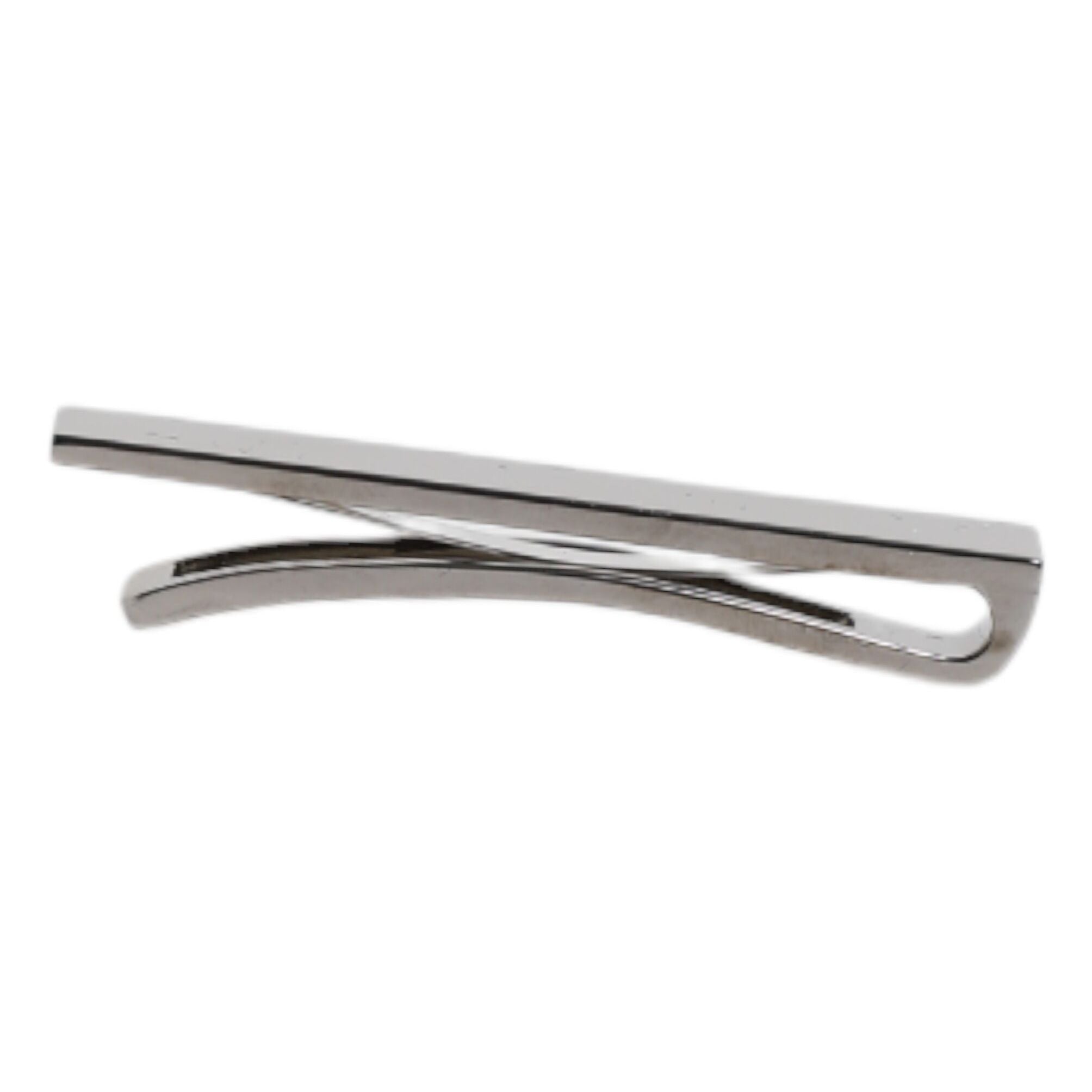 Dolce & Gabbana Black Tone Brass Logo Branded Tie Clip Bar