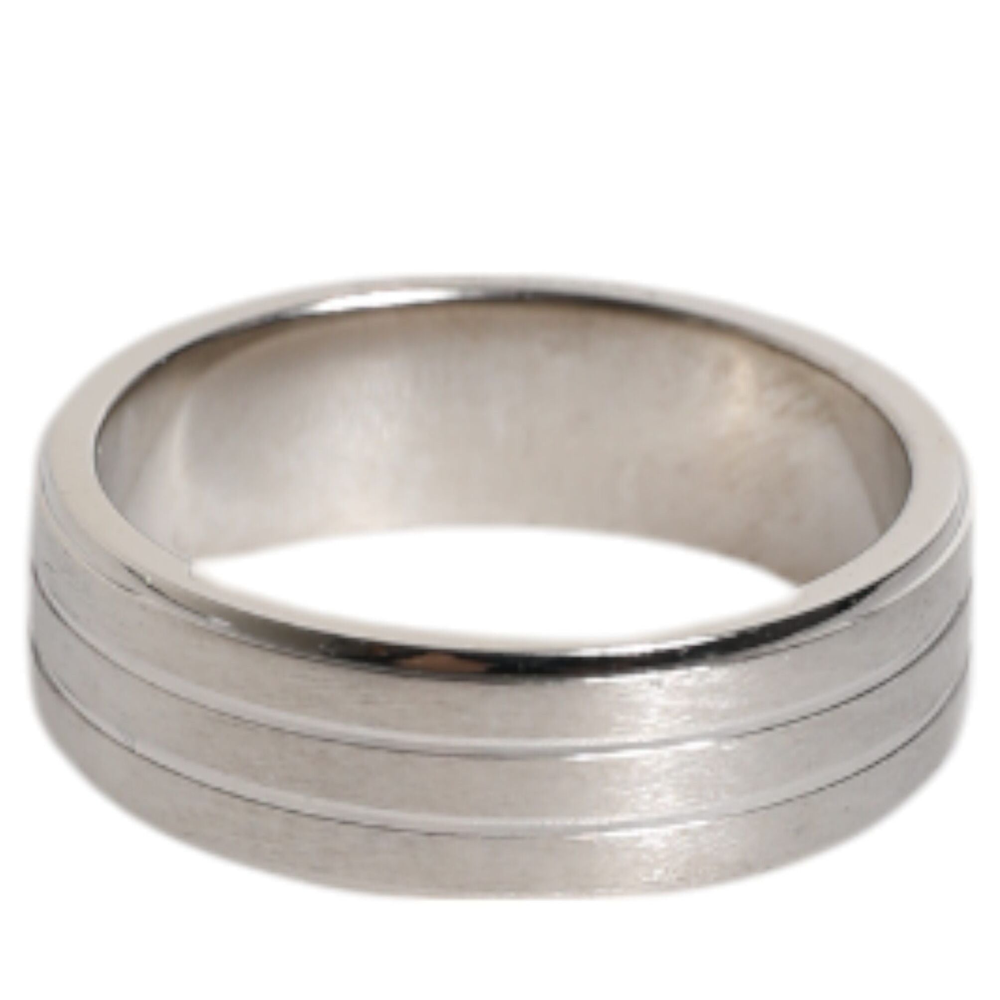 Dolce & Gabbana Silver Tone Brass Clear Crystal DG Logo Ring