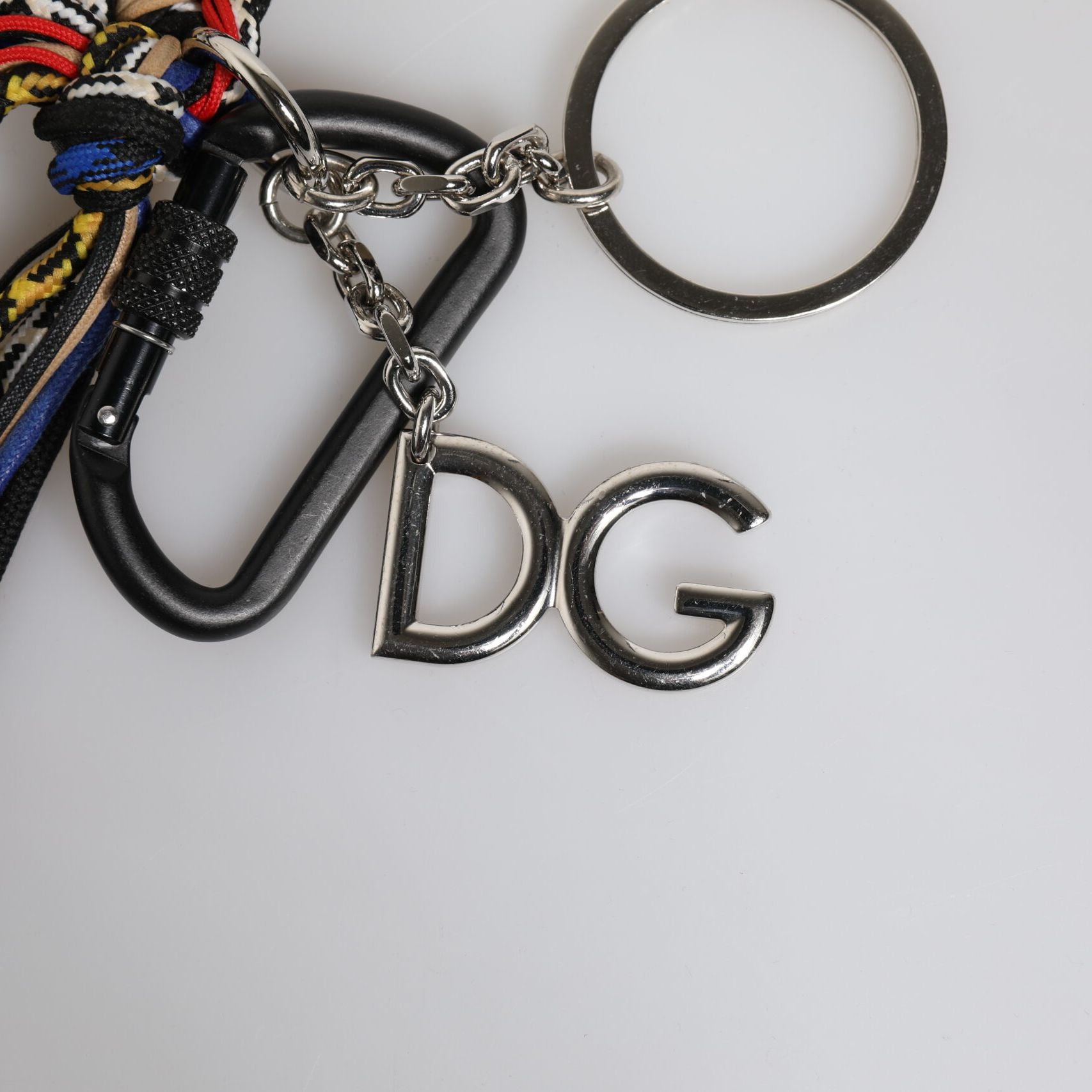 Dolce & Gabbana Multicolor Braided Rope Logo Bag Shoulder Strap