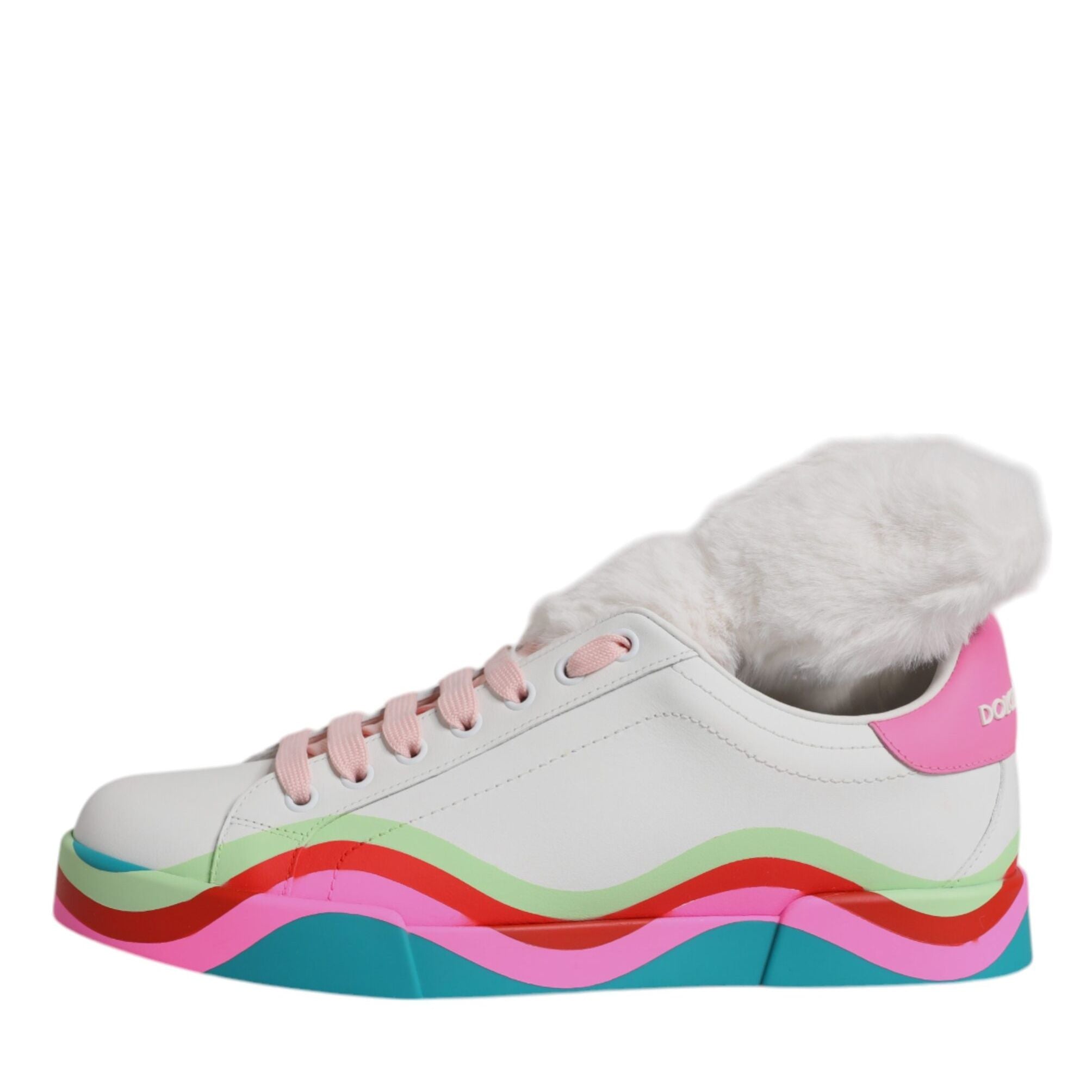 Dolce & Gabbana Multicolor Low Top Trainers Sneakers Shoes