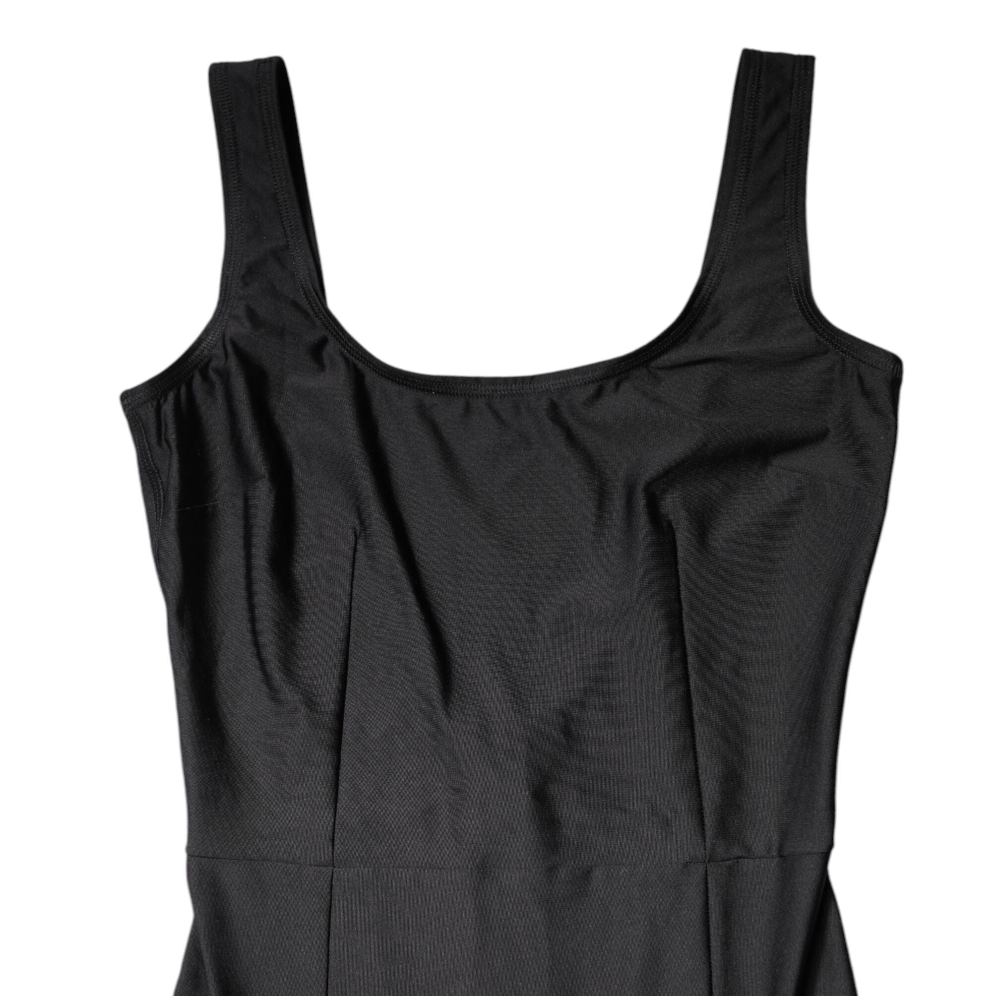 Dolce & Gabbana Black Sleeveless Bodycon Women Jumpsuit Dress