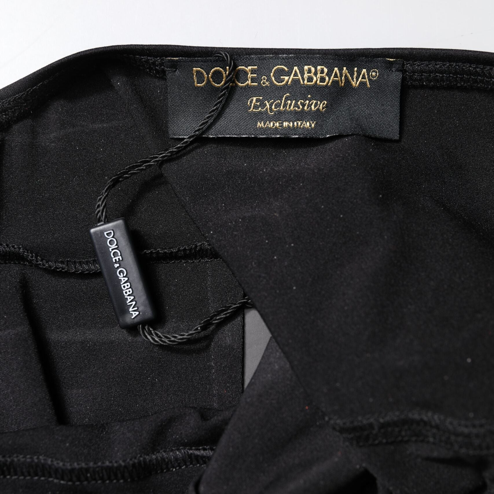 Dolce & Gabbana Black Sleeveless Bodycon Women Jumpsuit Dress