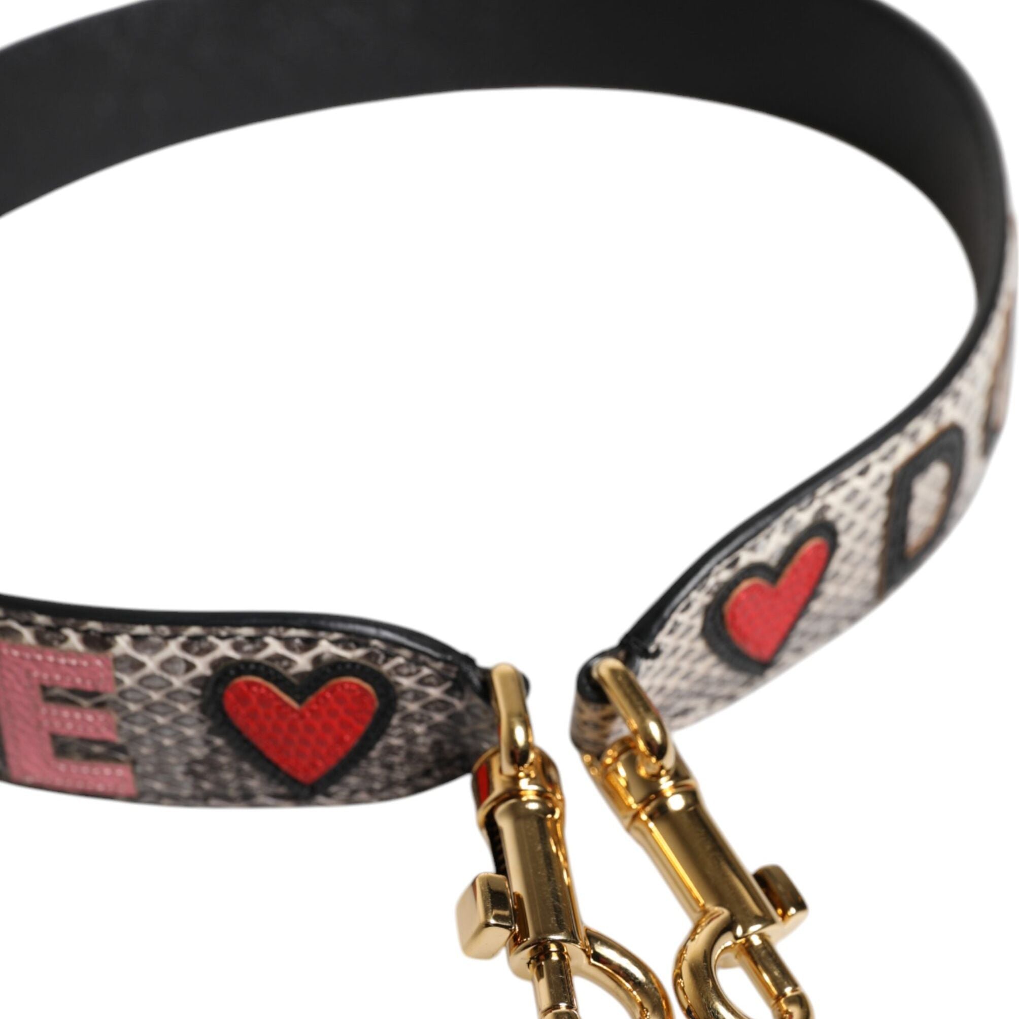 Dolce & Gabbana Multicolor DG AMORE Patch Bag Shoulder Strap