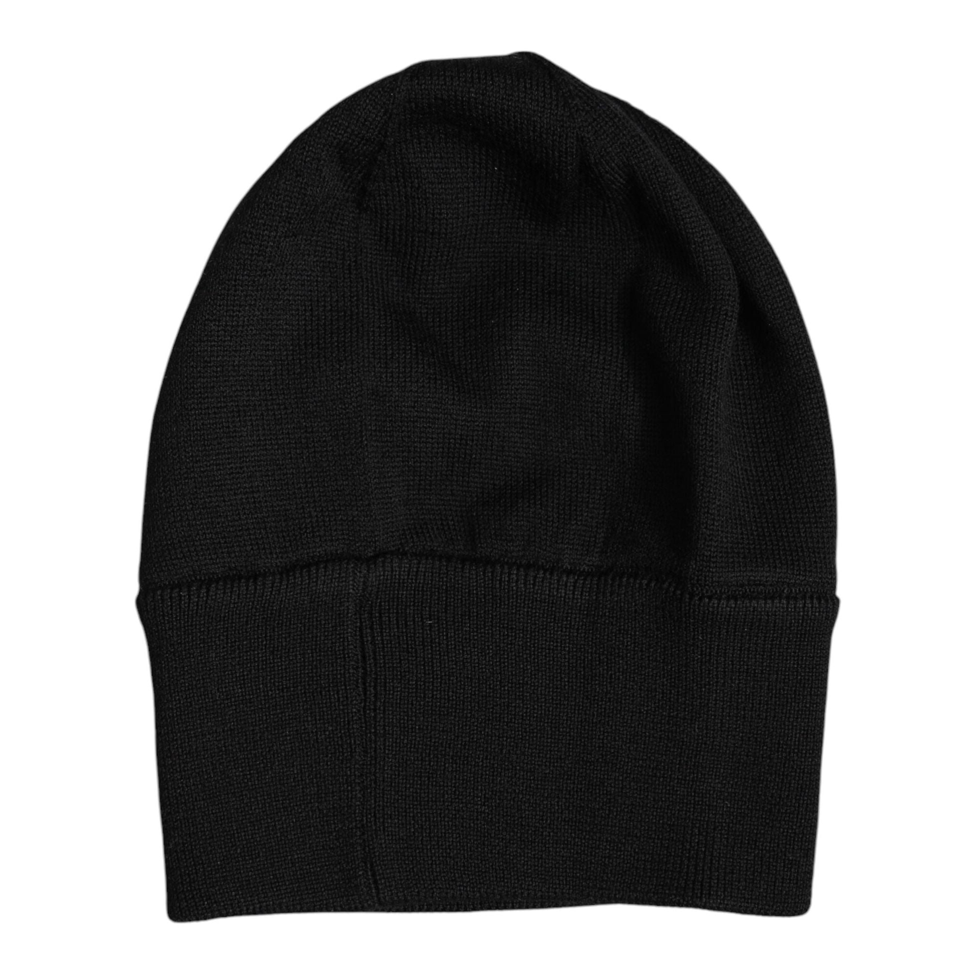 Dolce & Gabbana Black #DGLOVESLONDON Knitted Beanie Hat