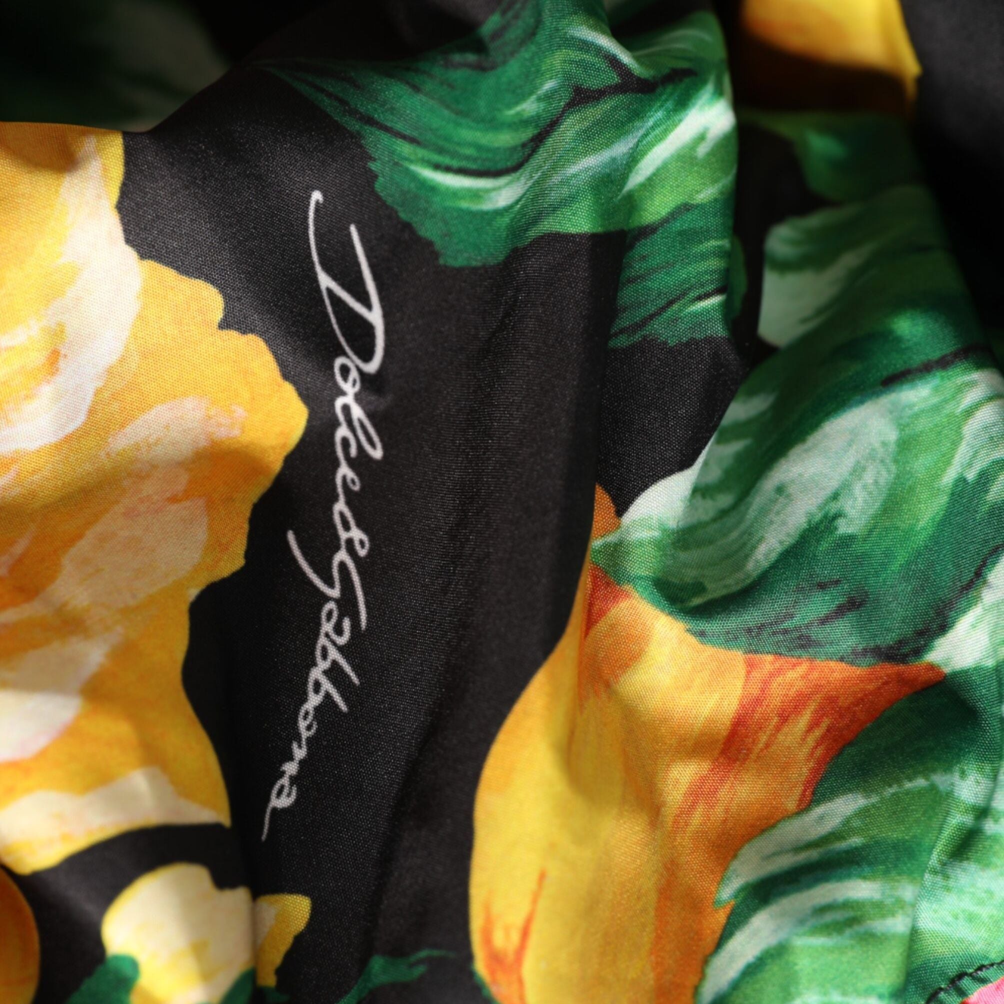Dolce & Gabbana Multicolor Floral Print Whole Head Wrap Hat