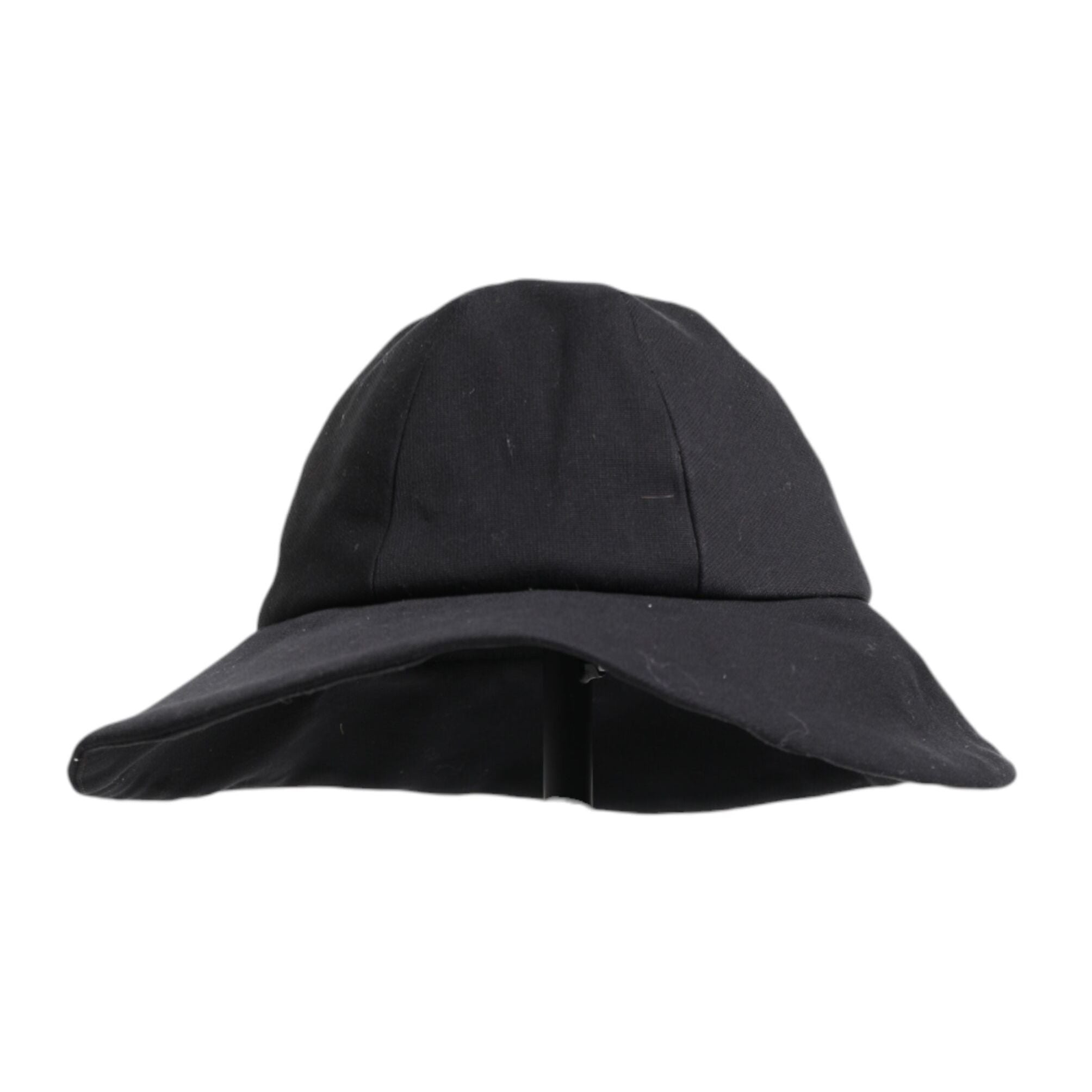 Dolce & Gabbana Black Cotton Wide Brim Bucket Hat