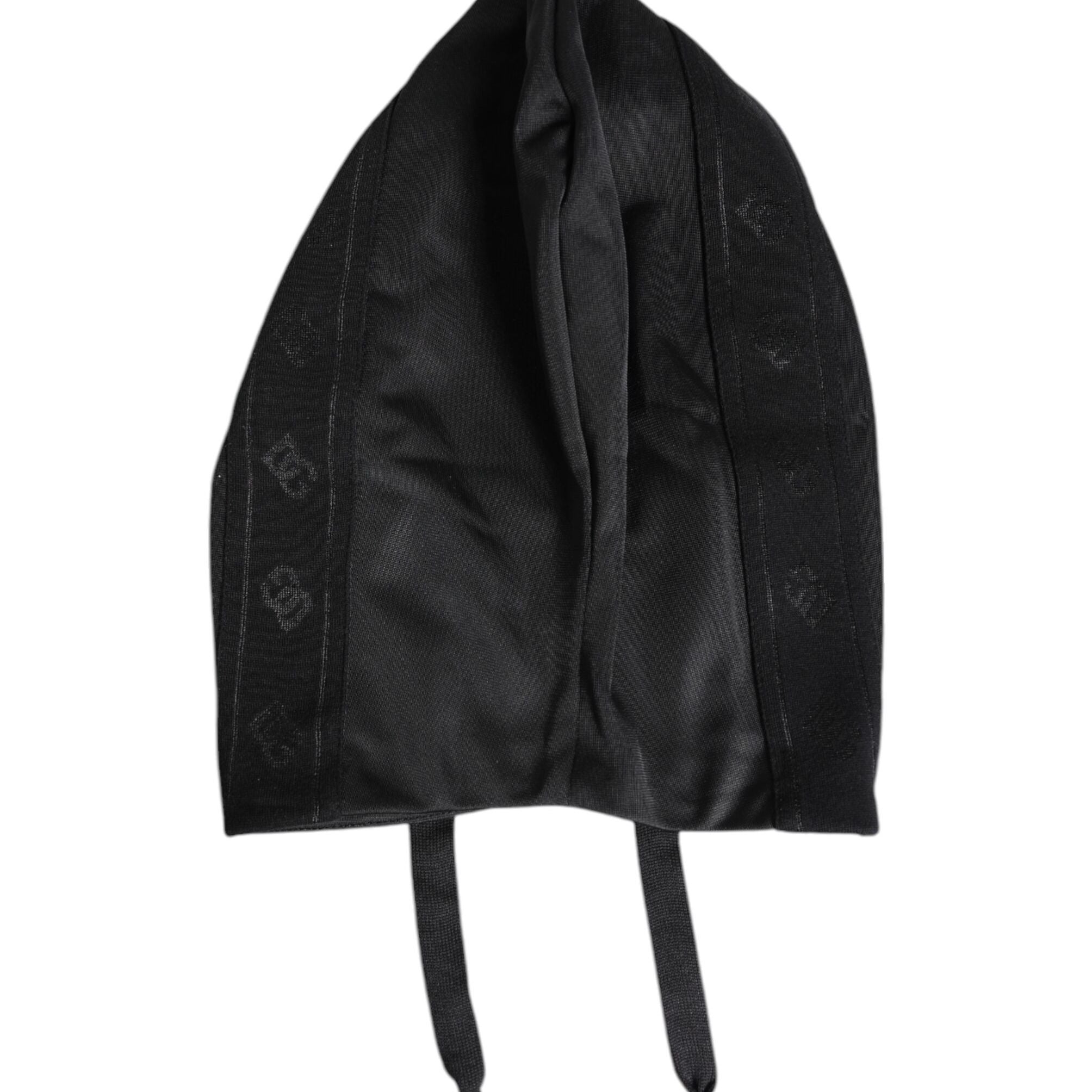 Dolce & Gabbana Black Polyester Whole Head Wrap Hat