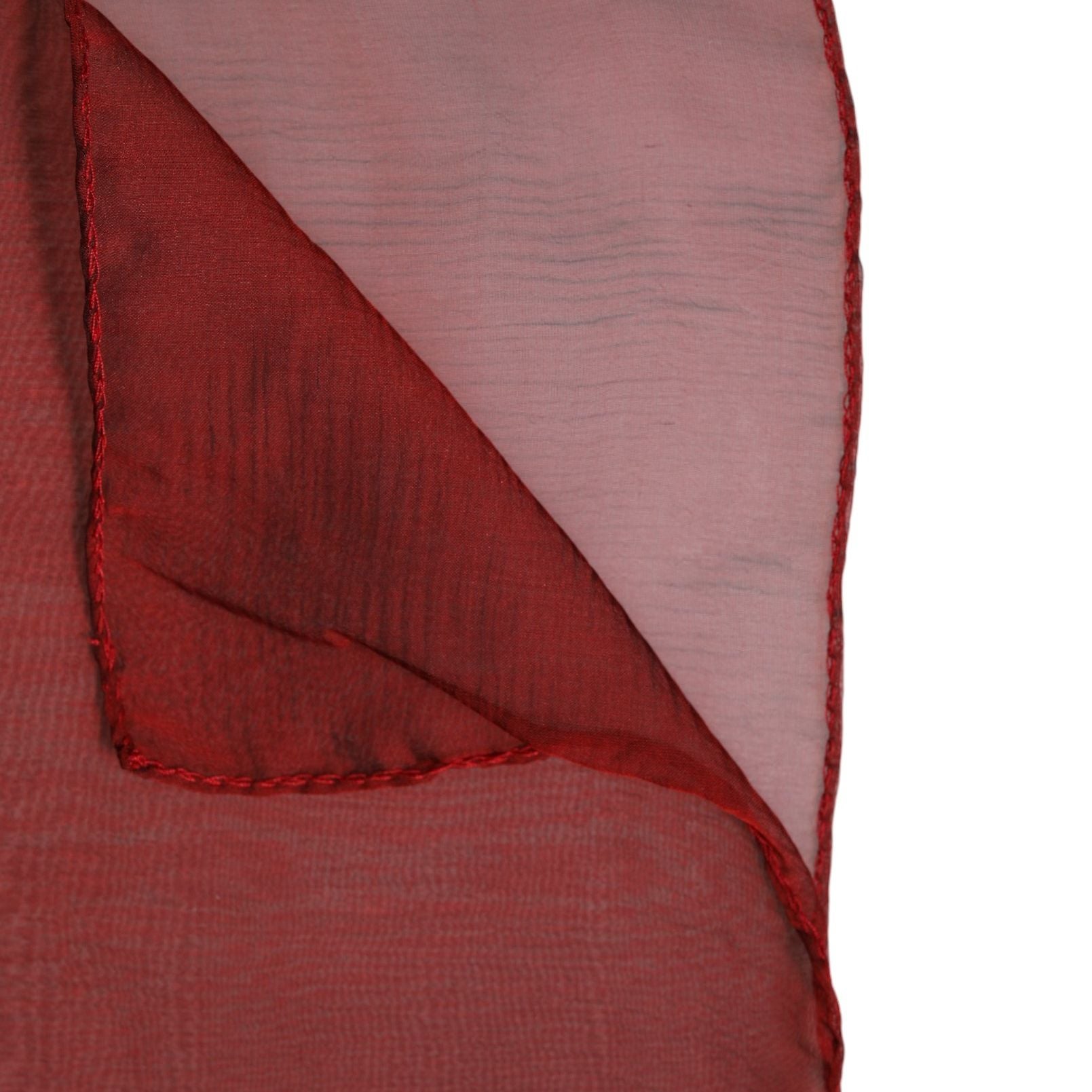 Dolce & Gabbana Red Silk Rectangle Women Wrap Shawl Scarf