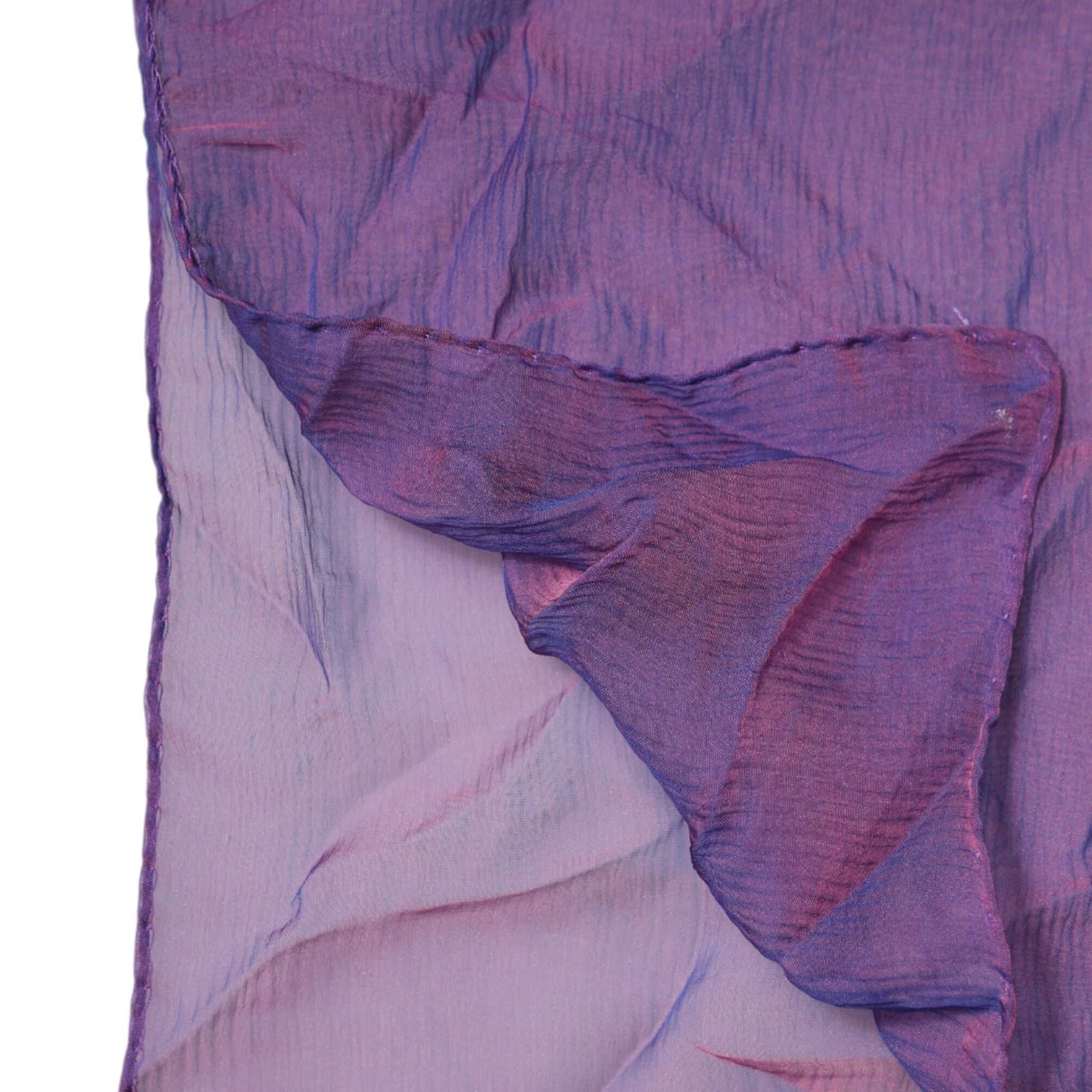 Dolce & Gabbana Purple Silk Rectangle Wrap Shawl Scarf