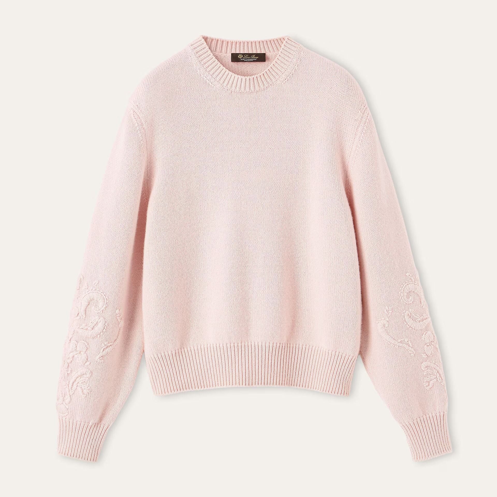 Loro Piana Classic Crewneck in Baby Cashmere