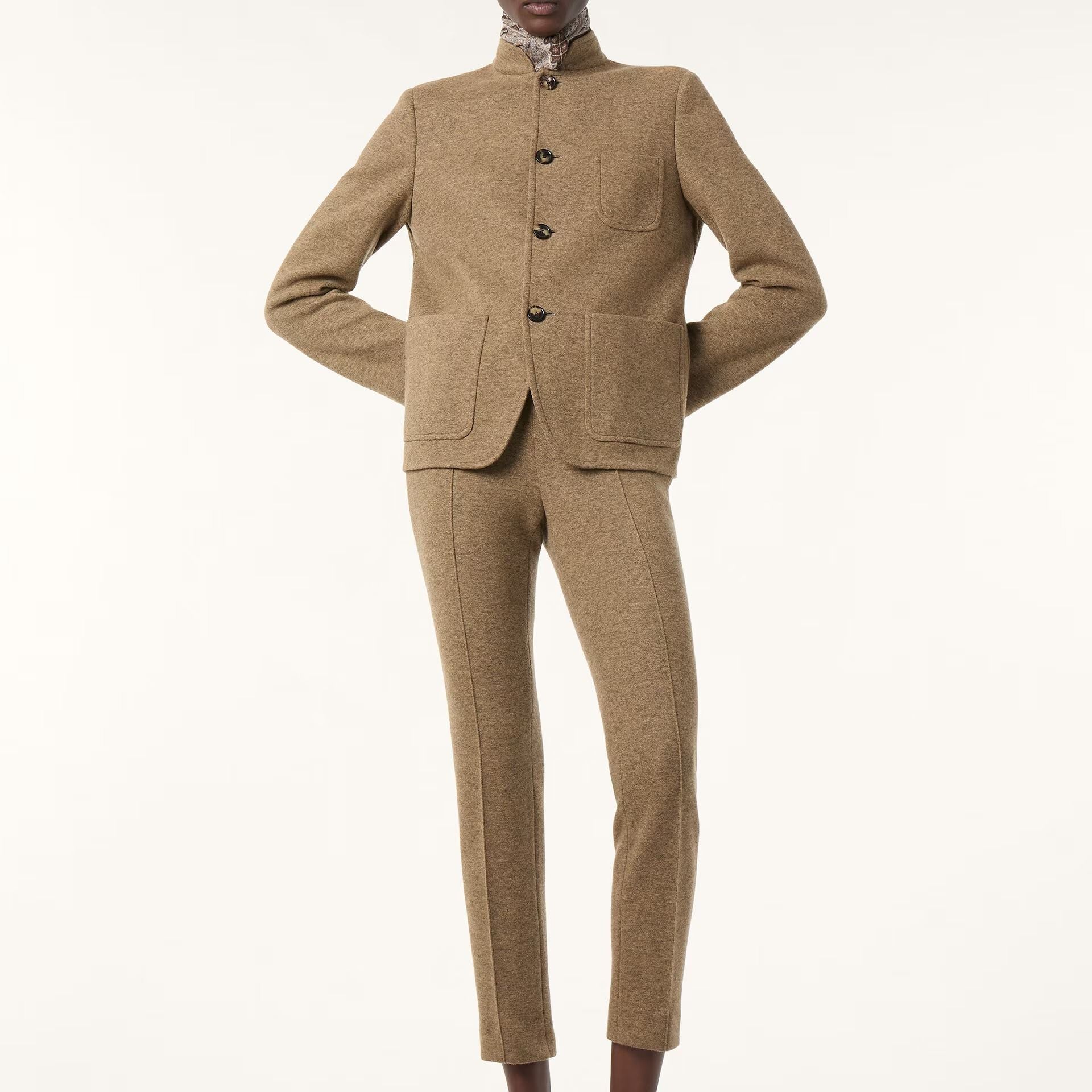 Loro Piana Spagna Mini Jacket in Jersey Novalis