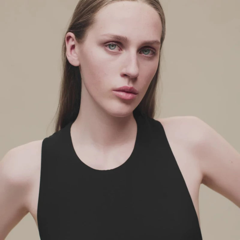 Hermès Ruffled long dress