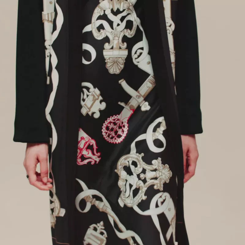 Hermès "Ferronnerie Remix" long-sleeve twillaine cardigan