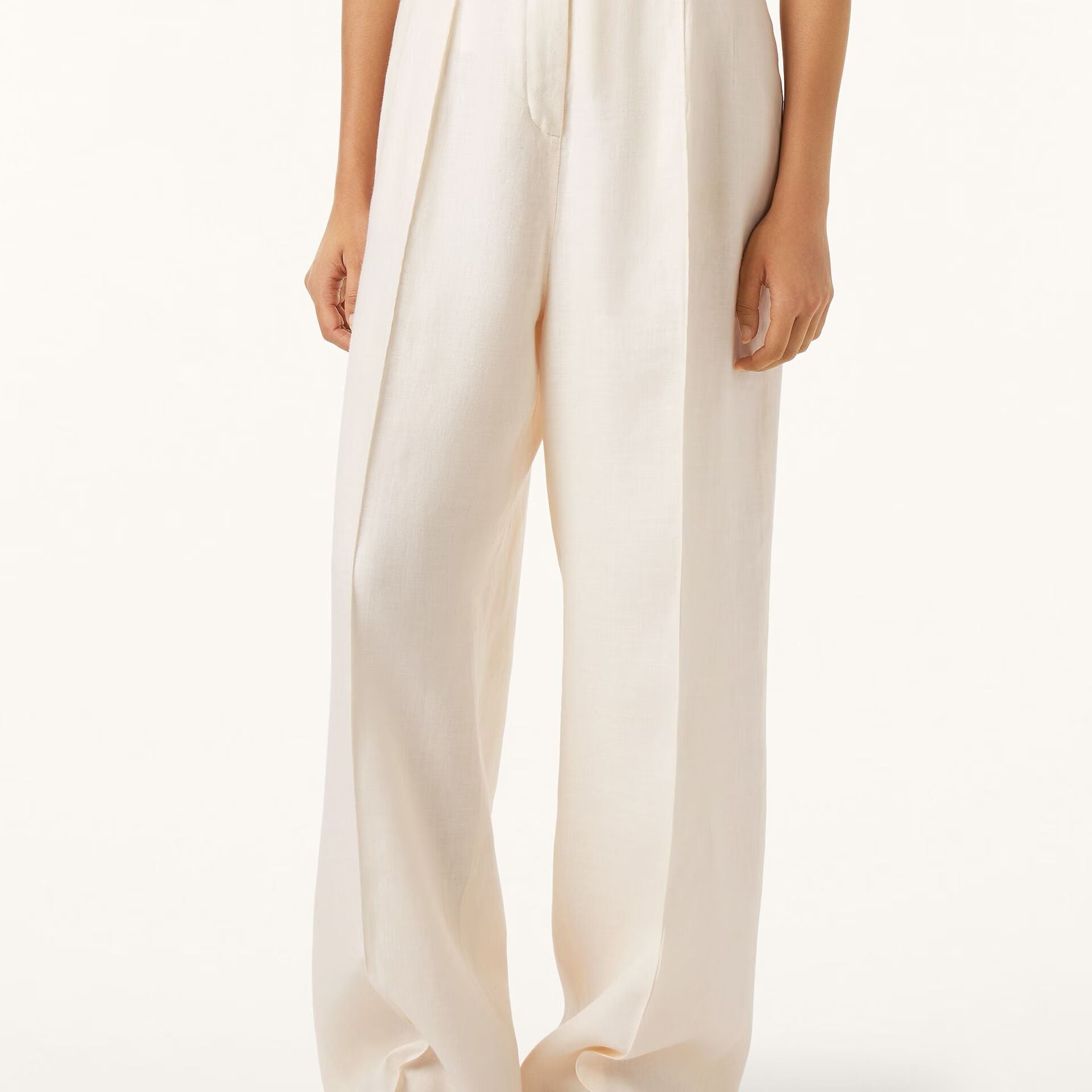 Loro Piana Lodger Trousers in Linen, Virgin Wool