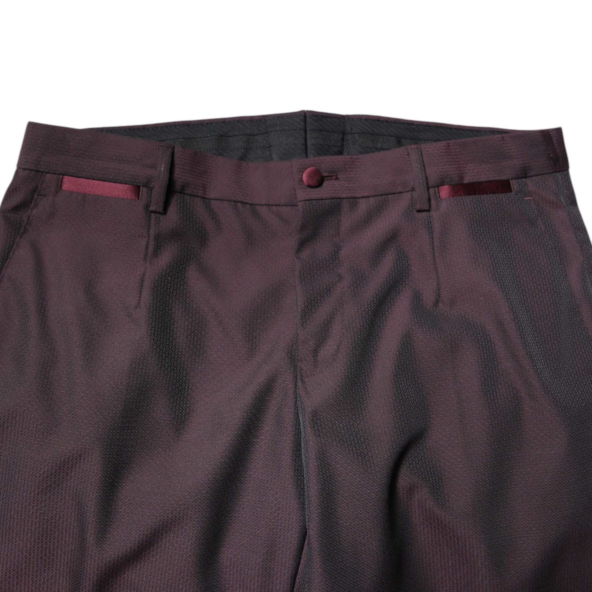 Dolce & Gabbana Maroon Single Breasted Formal 2 Piece Suit