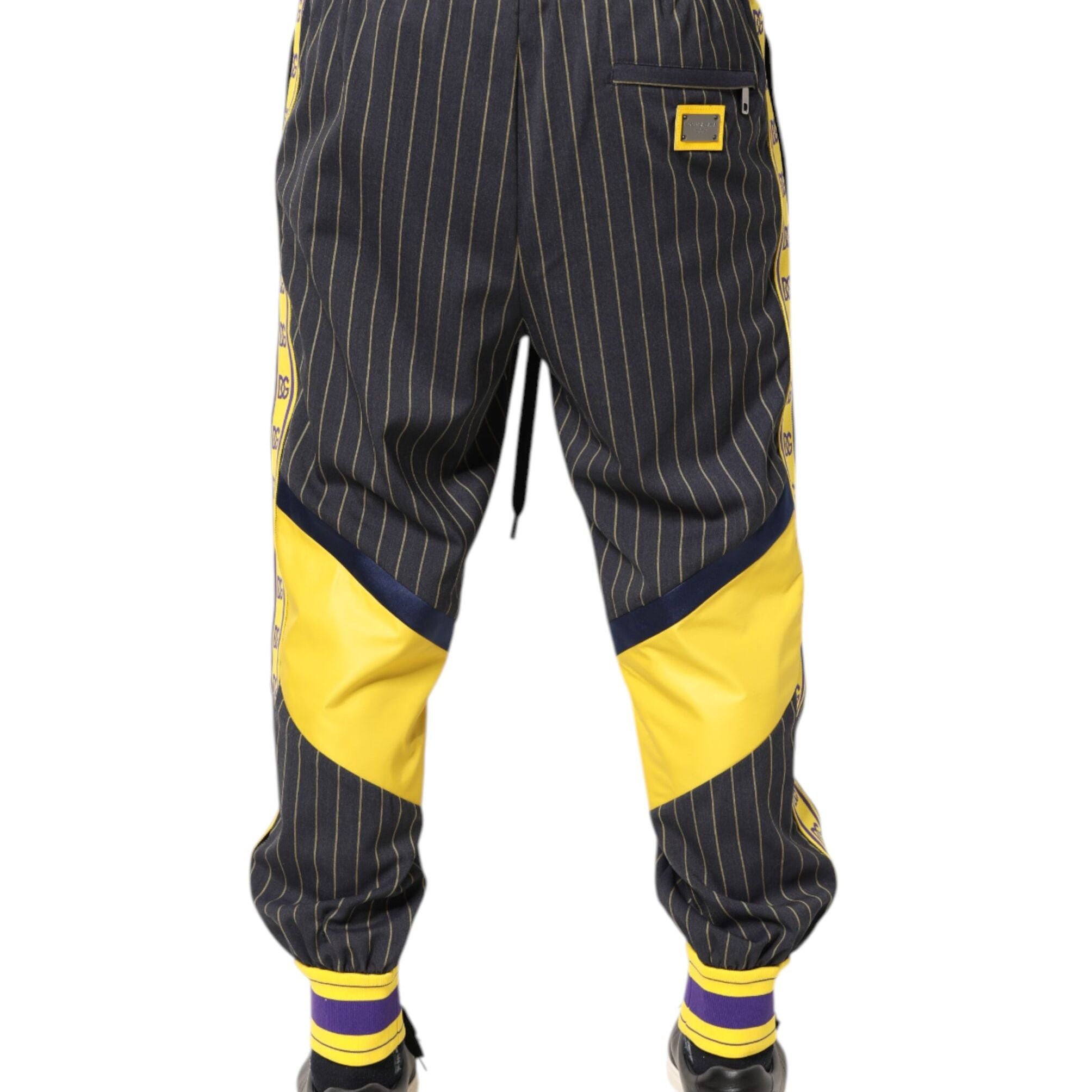 Dolce & Gabbana Multicolor Cotton Men Jogger Pants