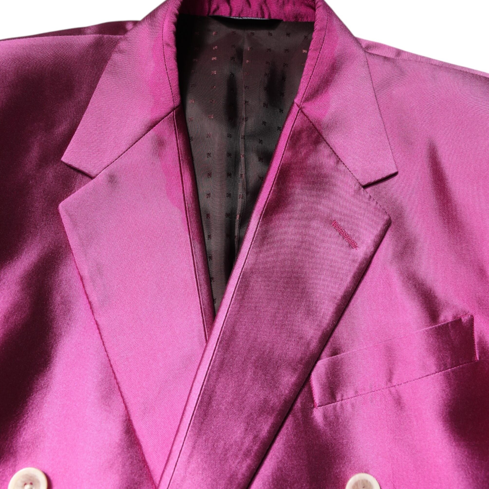 Dolce & Gabbana Pink SICILIA Double Breasted 3 Piece Suit
