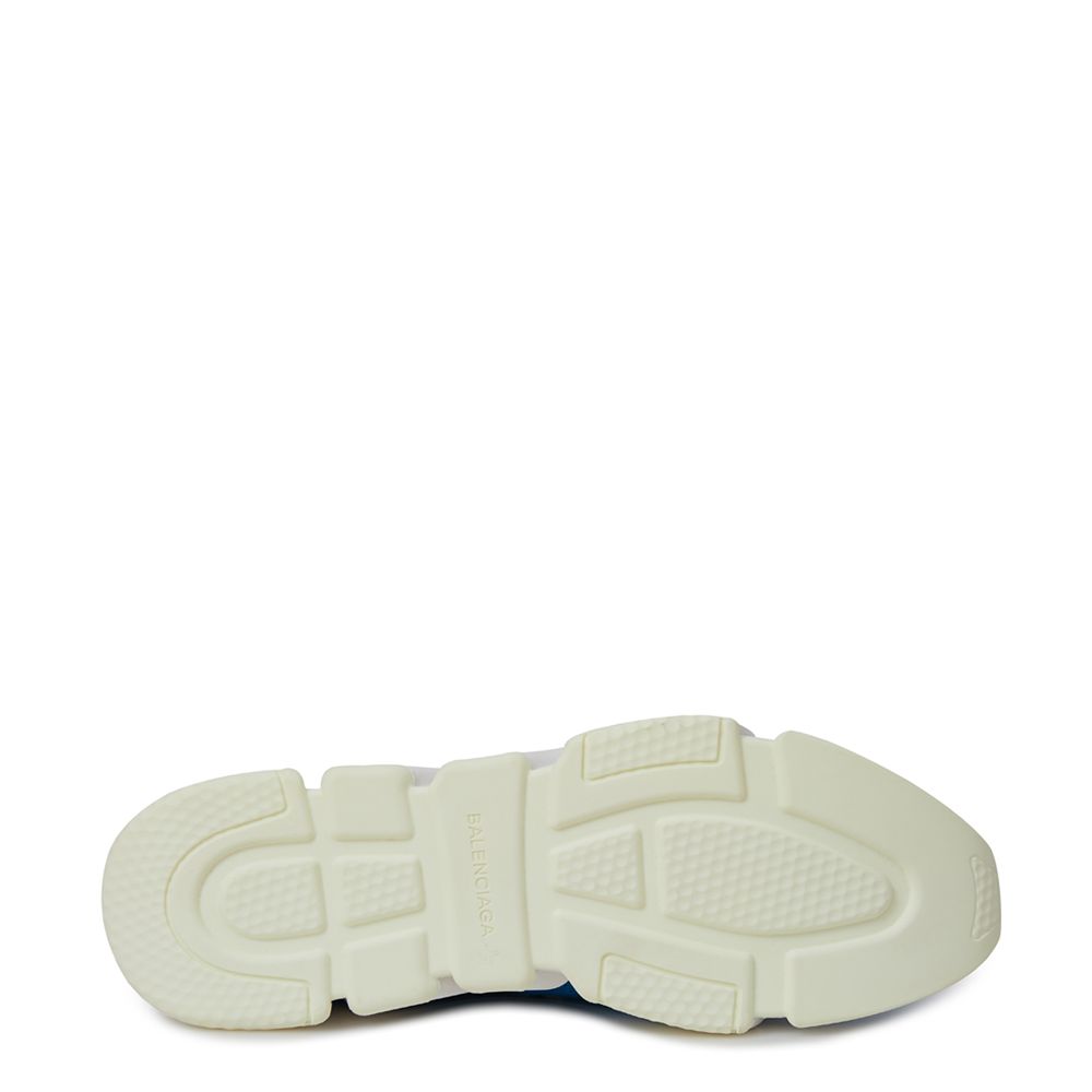 Balenciaga Blue Cotton Athletic Sneakers