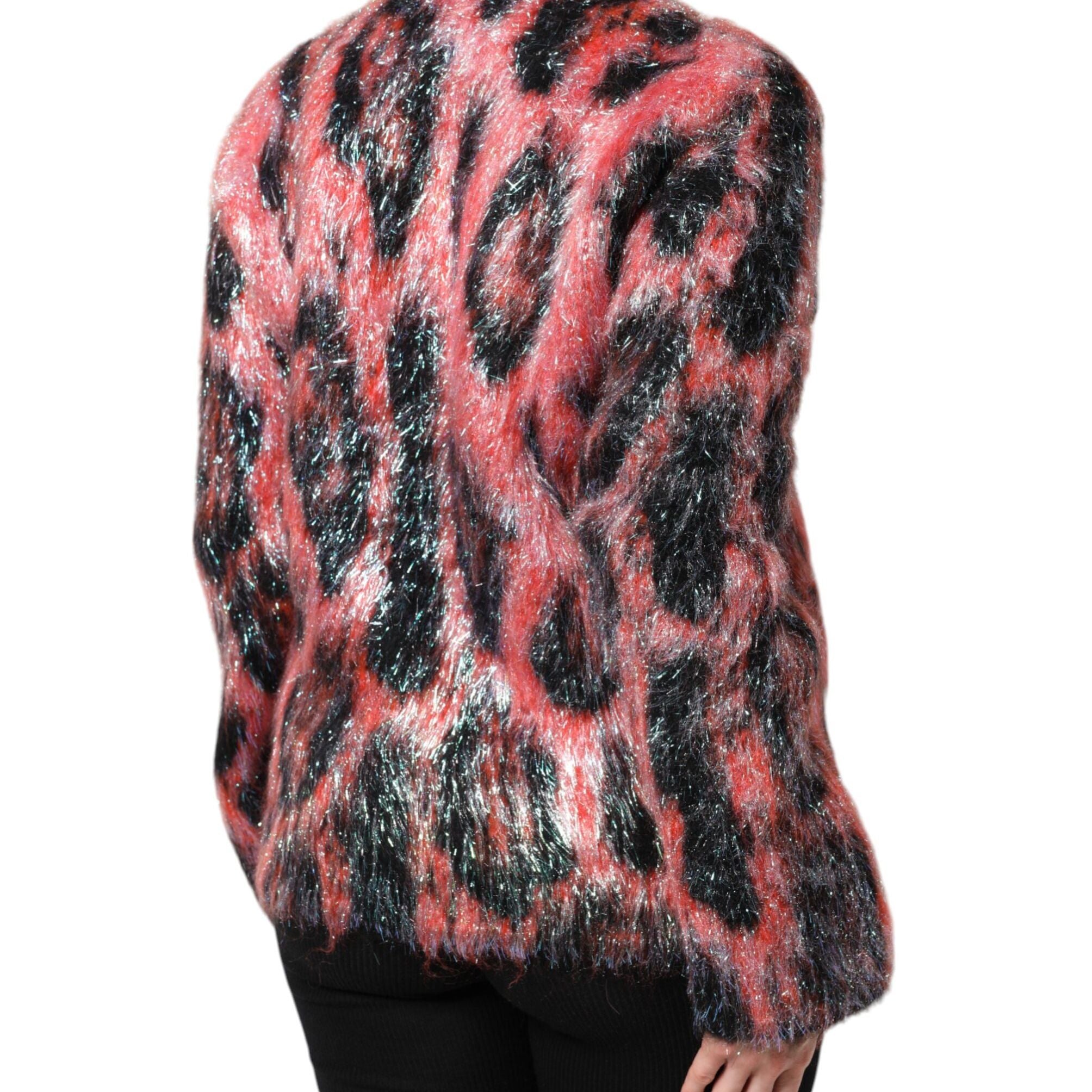 Dolce & Gabbana Red Mohair Wool Button Down Cardigan Sweater