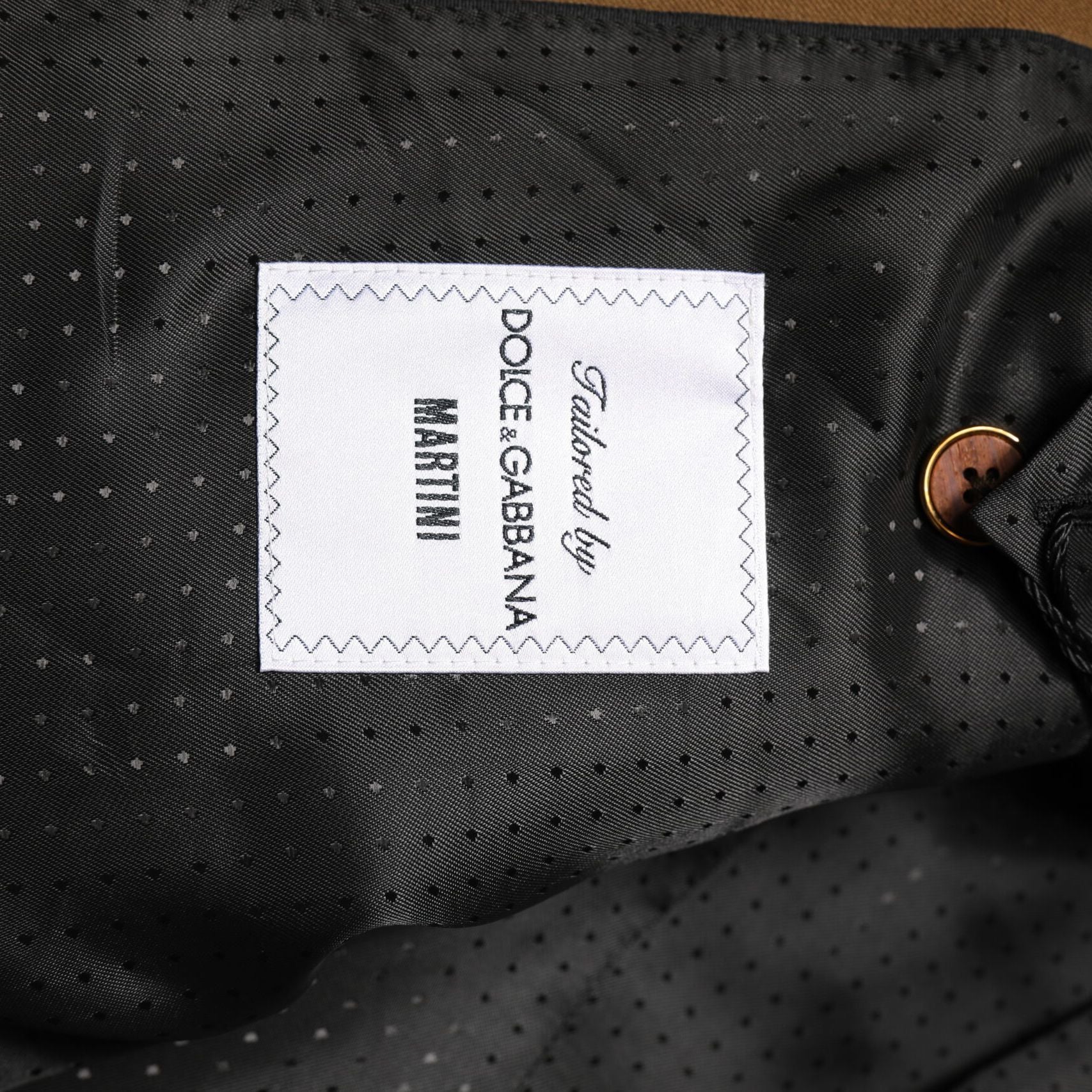 Dolce & Gabbana Brown MARTINI Single Breasted Coat Blazer