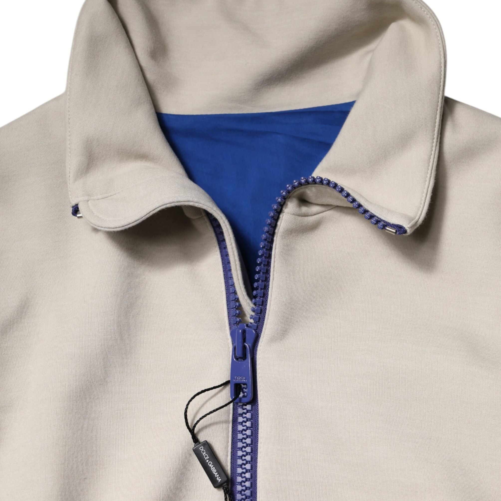 Dolce & Gabbana Multicolor Polyester Full Zip Bomber Jacket