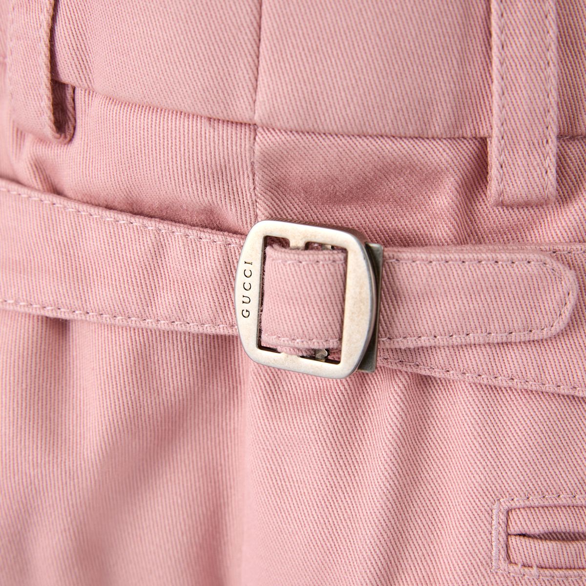 Gucci Light Pink Cotton Pants