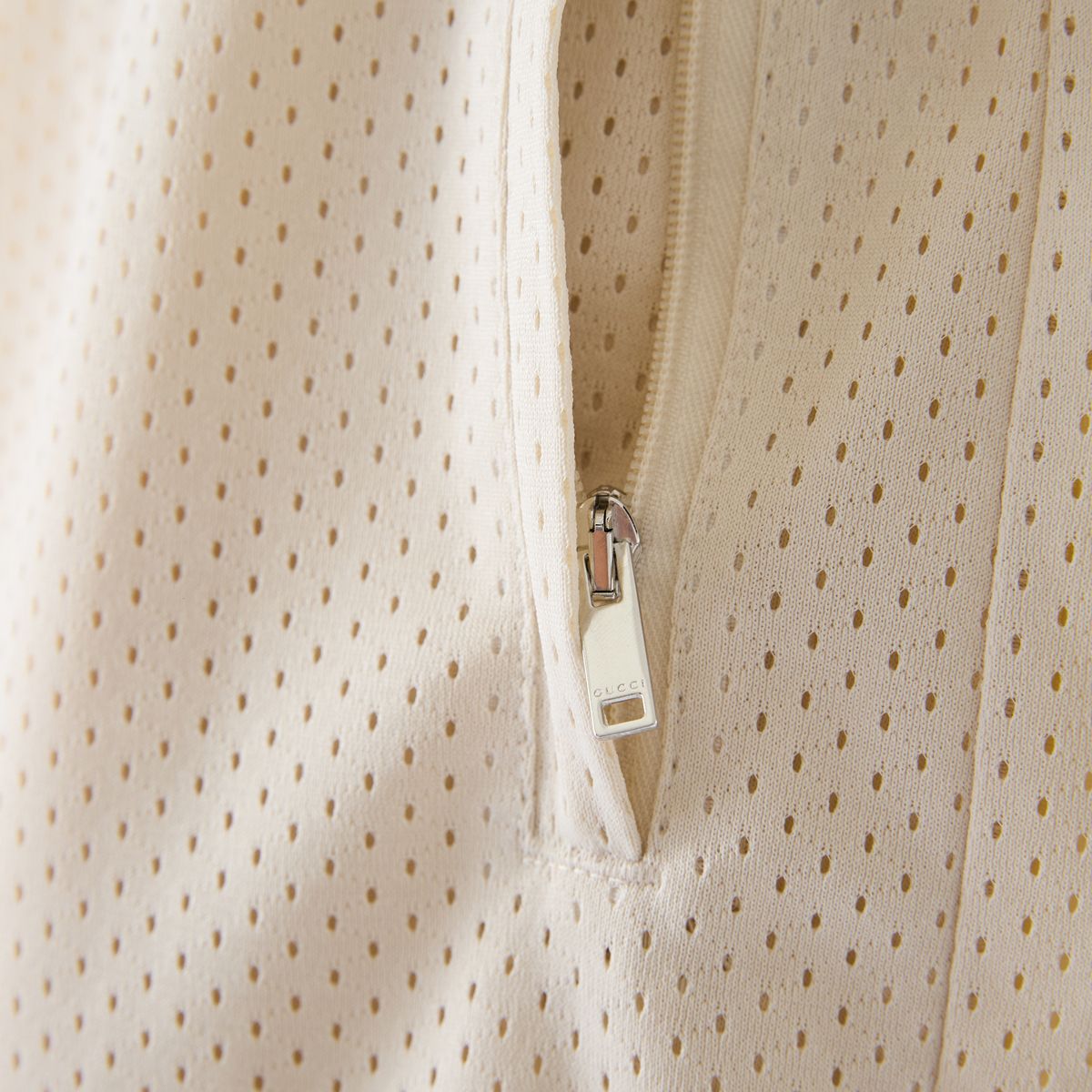 Gucci Cream polyester  Logo Shorts