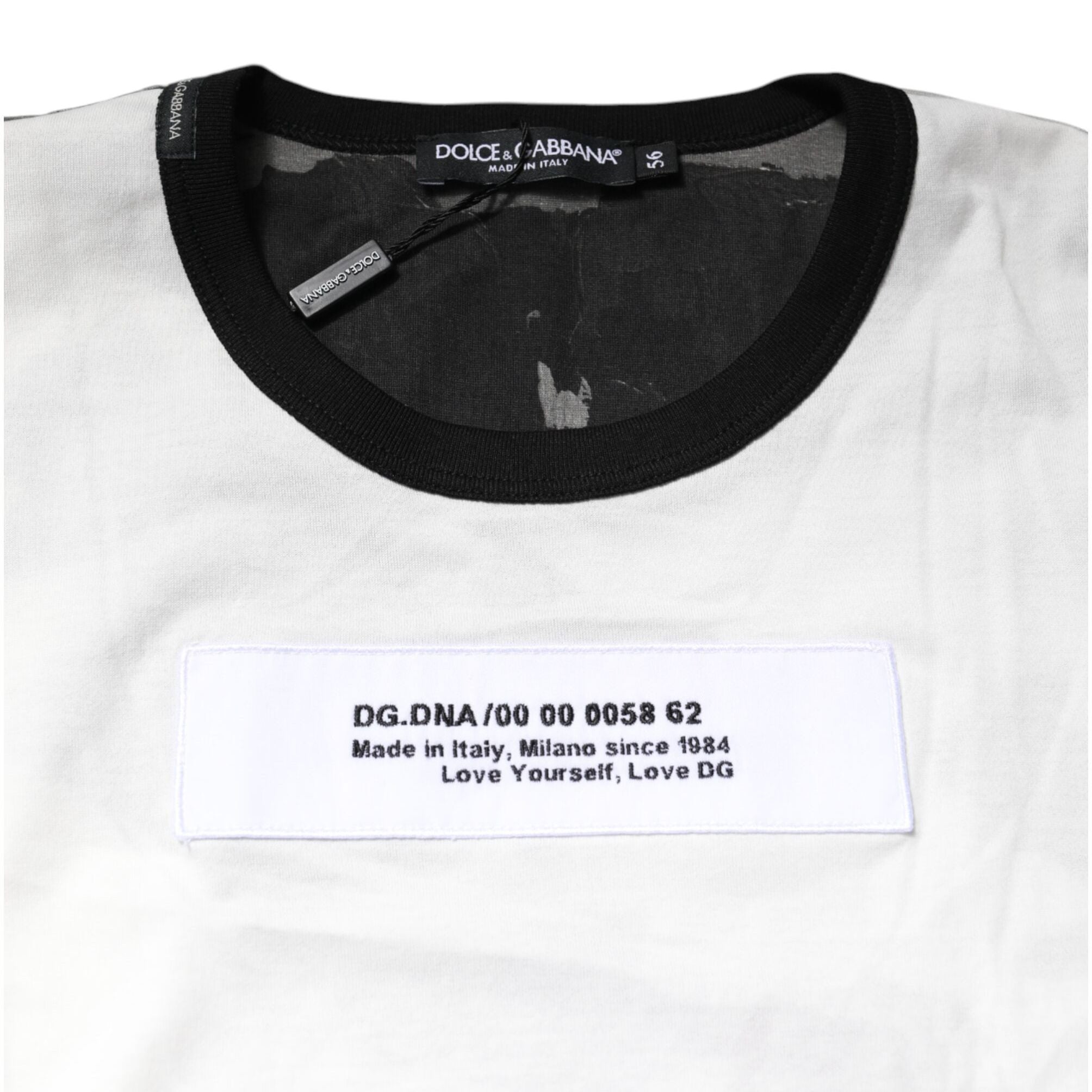 Dolce & Gabbana Multicolor Camouflage Crew Neck T-shirt