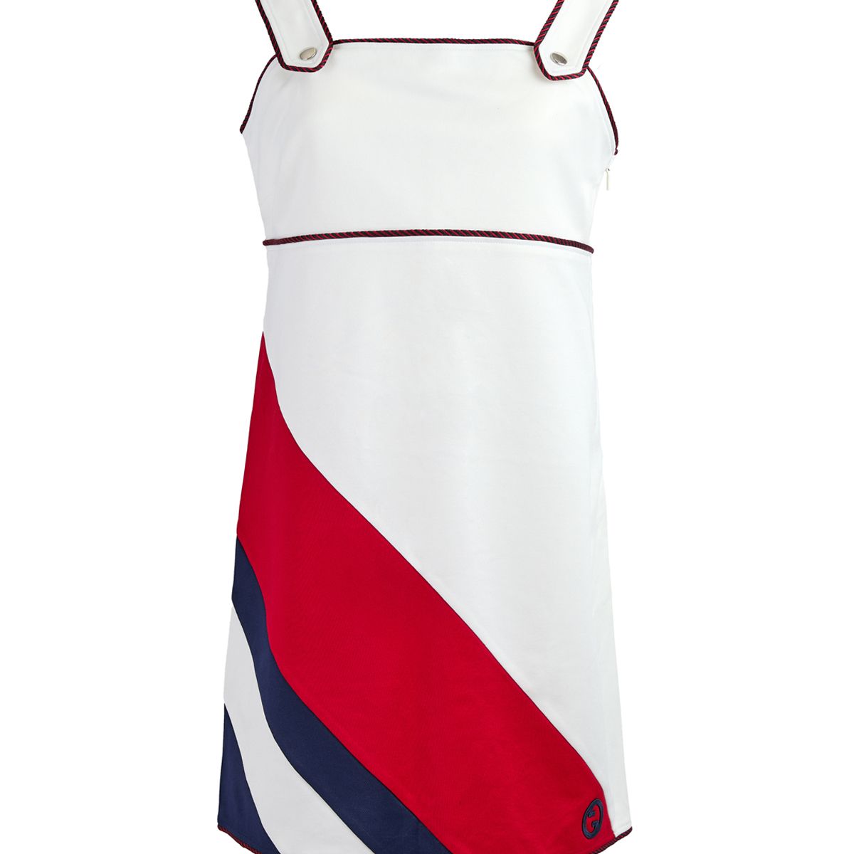 Gucci White polyester and Cotton short dress