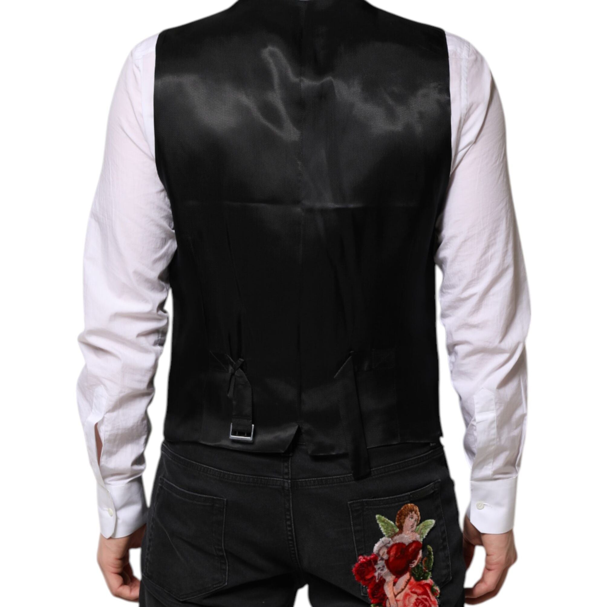 Dolce & Gabbana Black Single Breasted Suit 2 Piece Jacket