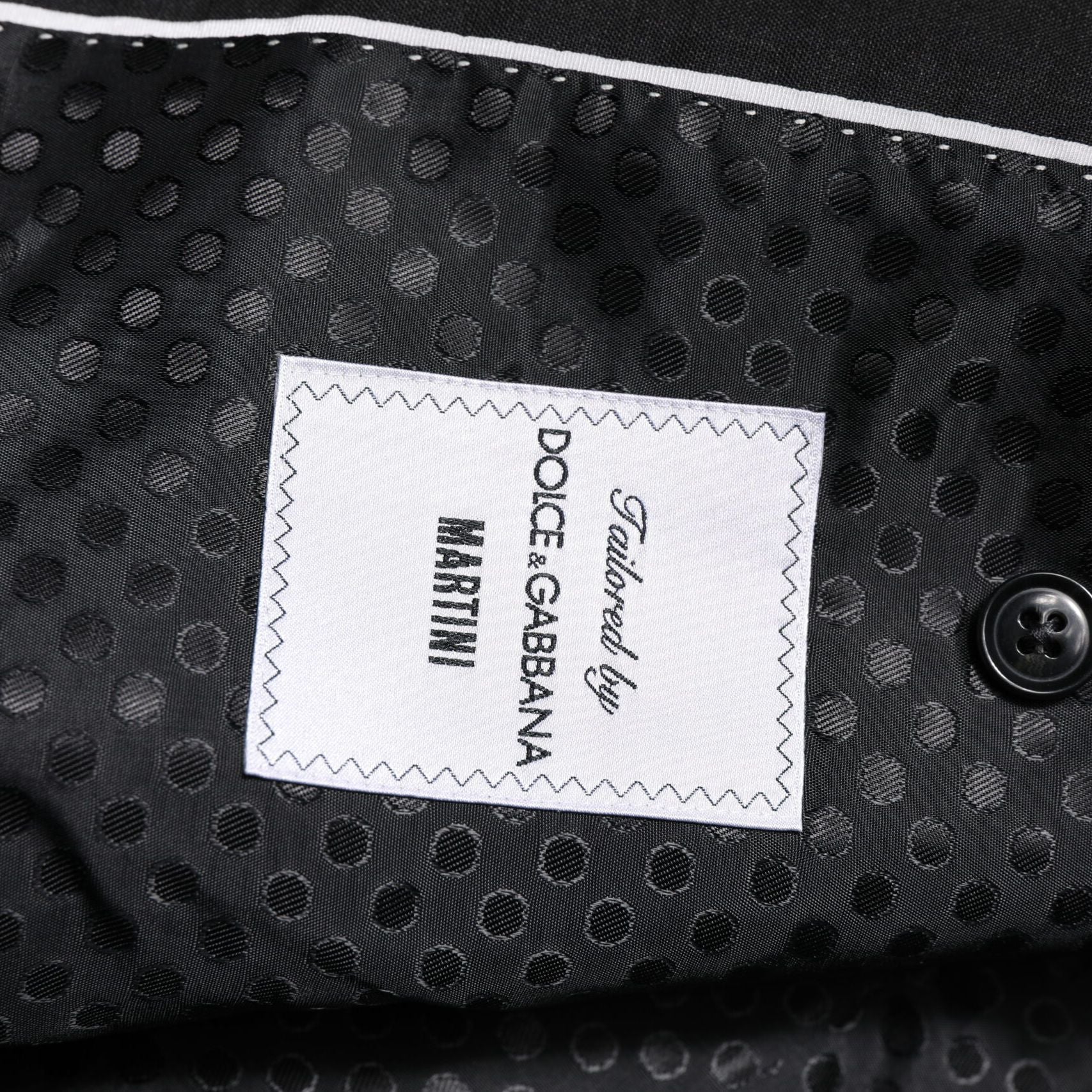 Dolce & Gabbana Dark Gray MARTINI Single Breasted Jacket