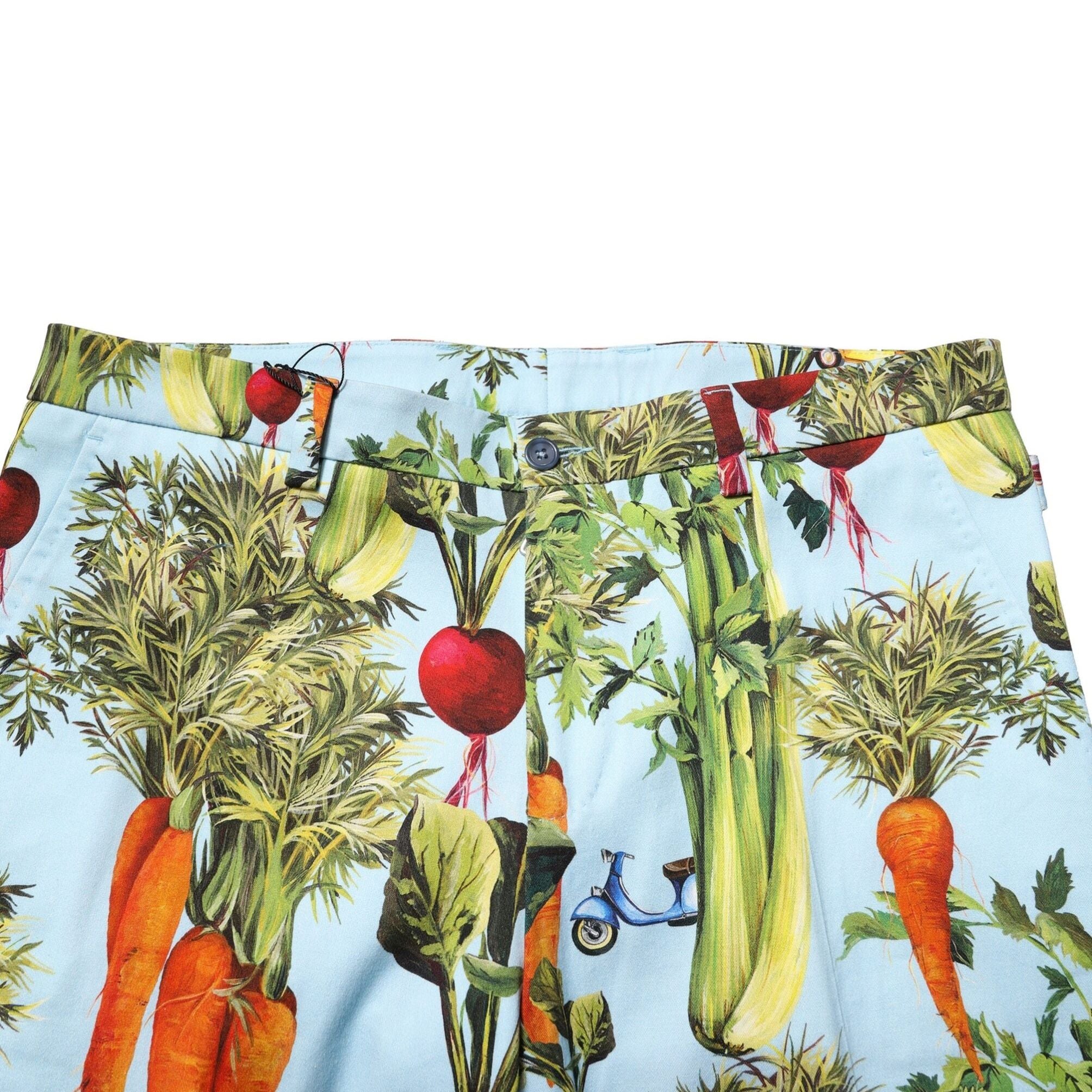 Dolce & Gabbana Multicolor Cotton Tapered Men Pants