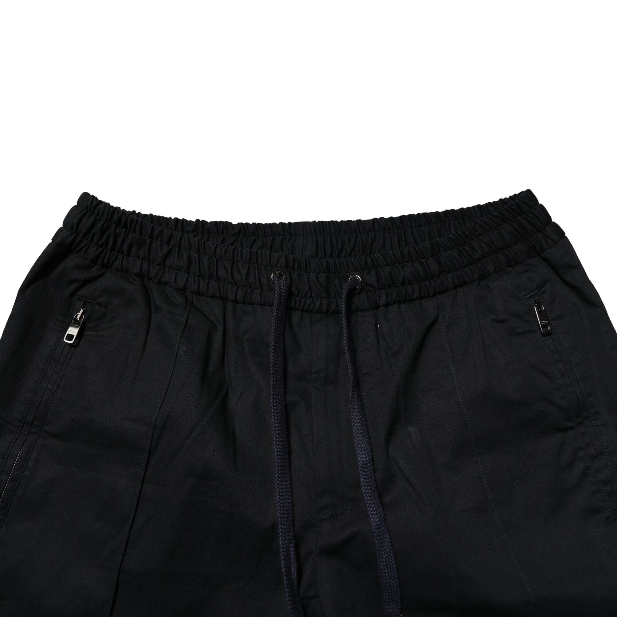 Dolce & Gabbana Black Cotton Mid Waist Jogger Pants