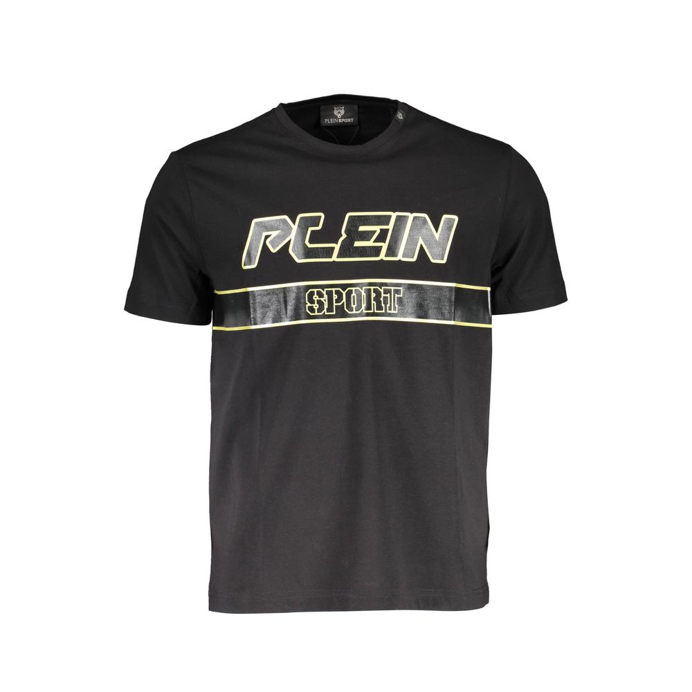 Plein Sport Black Cotton Men's T-Shirt