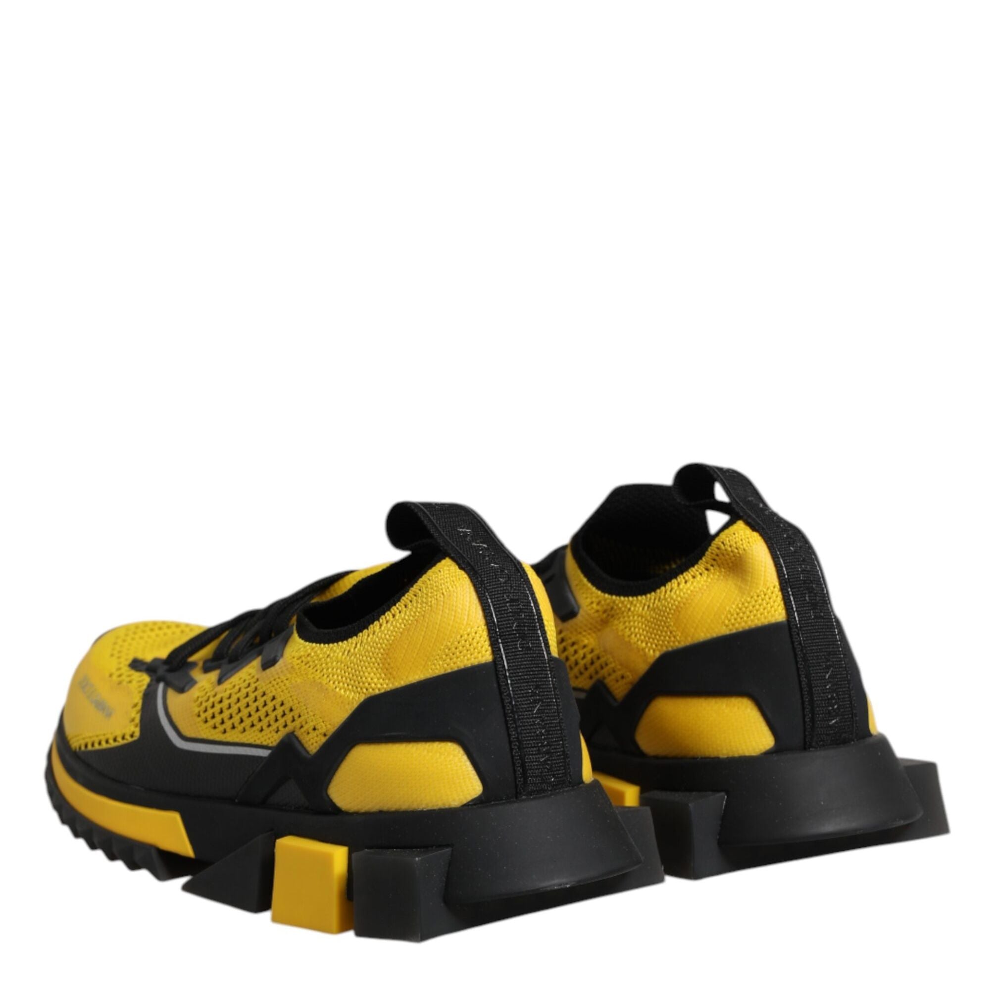 Dolce & Gabbana Yellow SORRENTO Sport Stretch Sneakers Shoes