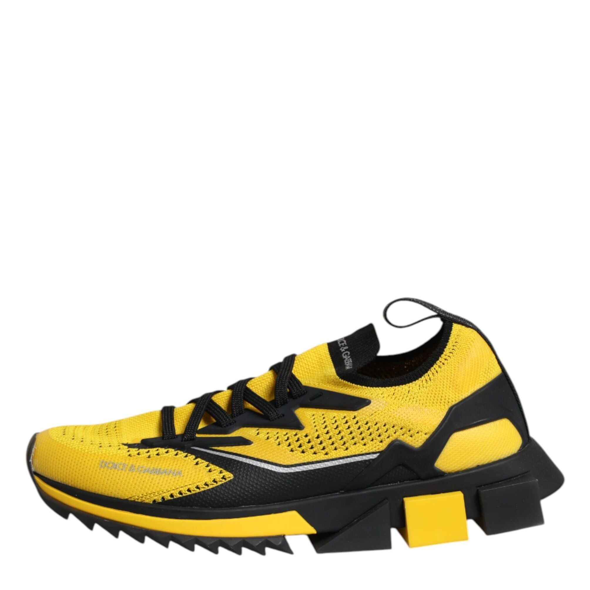 Dolce & Gabbana Yellow SORRENTO Sport Stretch Sneakers Shoes