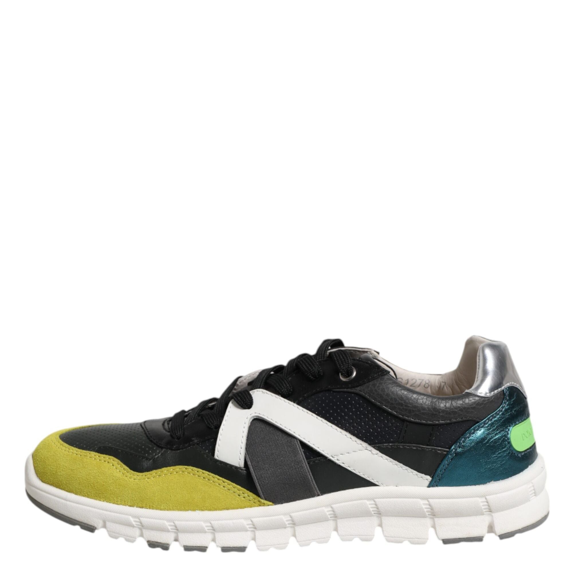 Dolce & Gabbana Multicolor Lace Up Low Top Men Sneakers Shoes