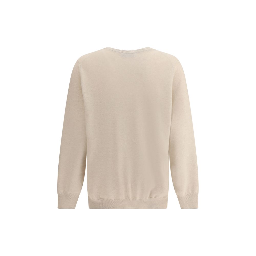 Brunello Cucinelli Beige Cashmere Sweater