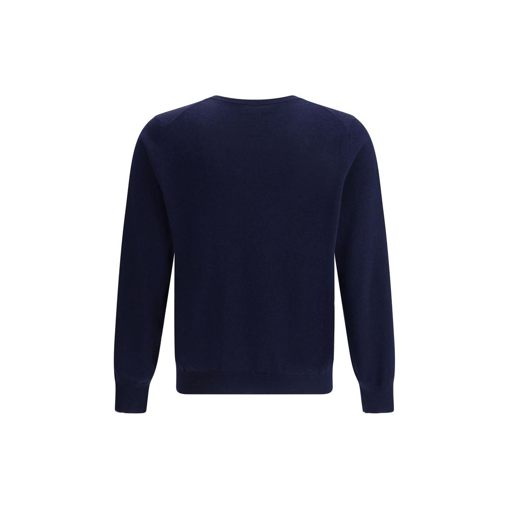 Brunello Cucinelli Blue Cashmere Sweater
