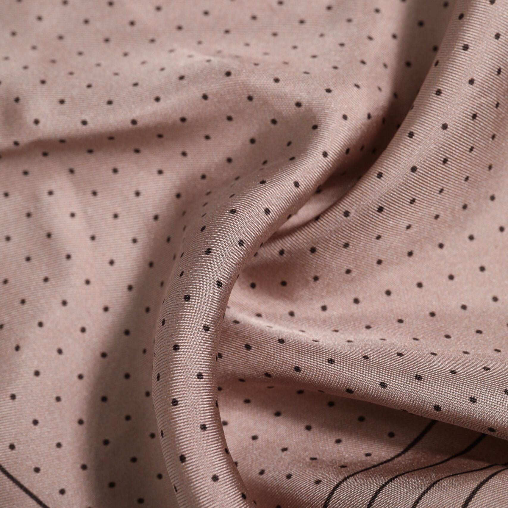 Dolce & Gabbana Beige Dotted Silk Square Men Foulard Scarf