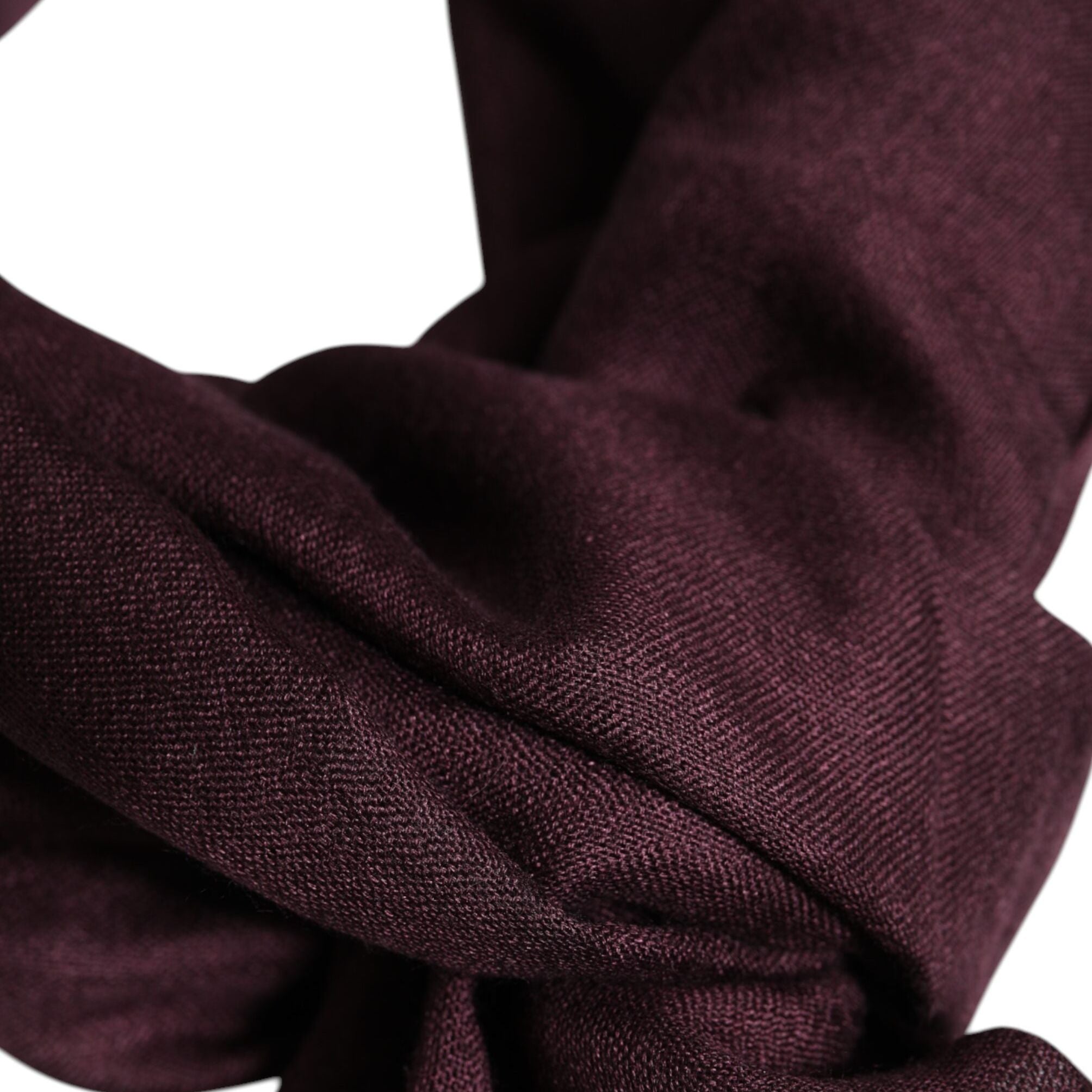 Dolce & Gabbana Maroon Cashmere Neck Warmer Wrap Shawl Scarf