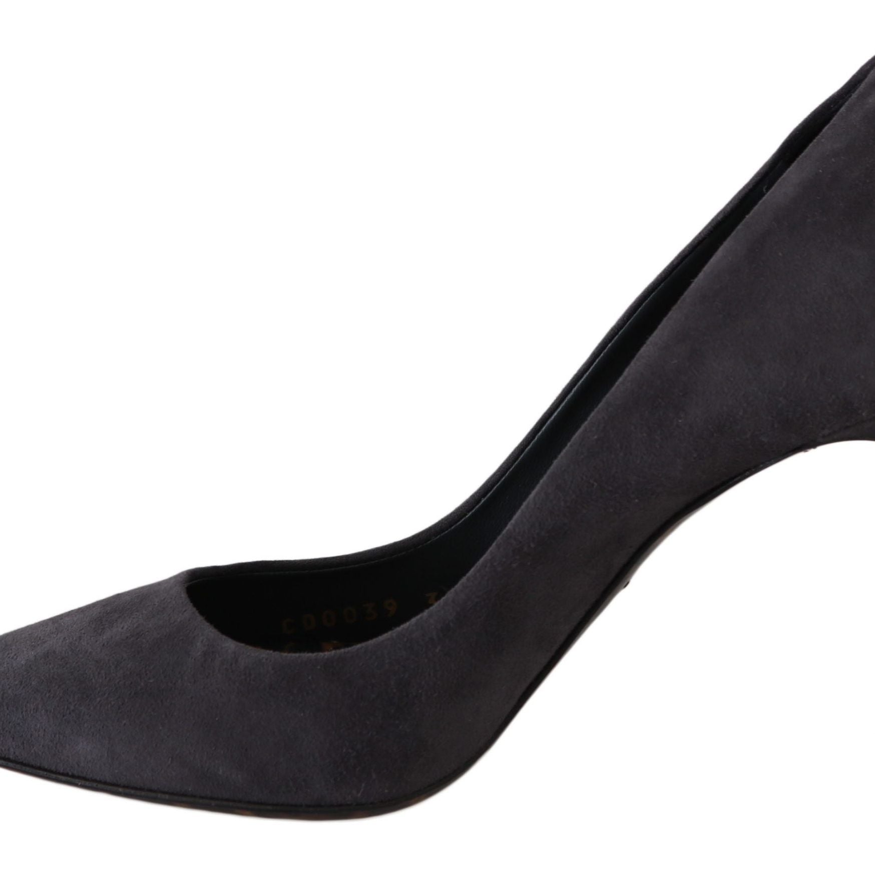 Dolce & Gabbana Gray Suede Leather Stiletto  Shoes Heels