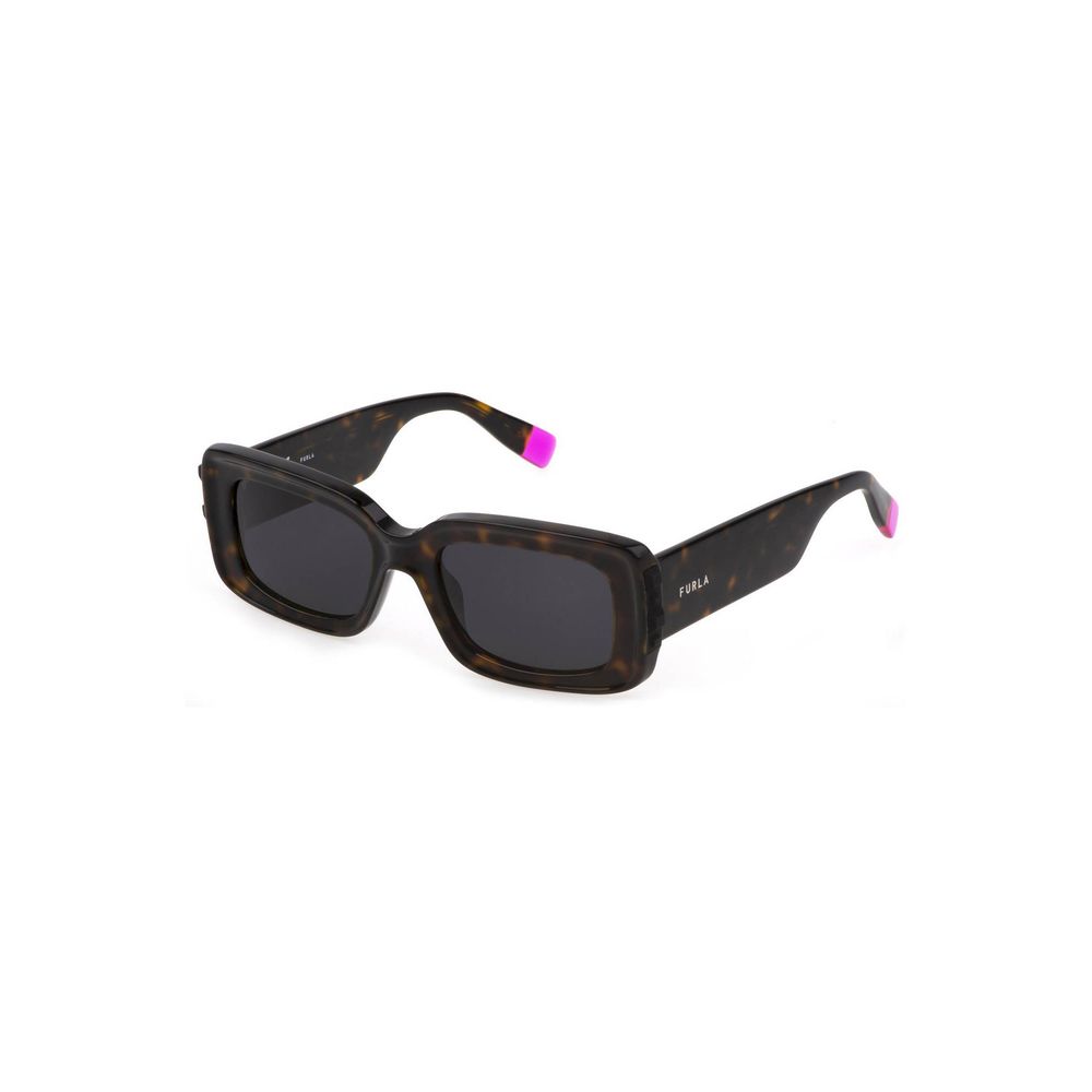 Furla Brown Plastic Women's Sunglass