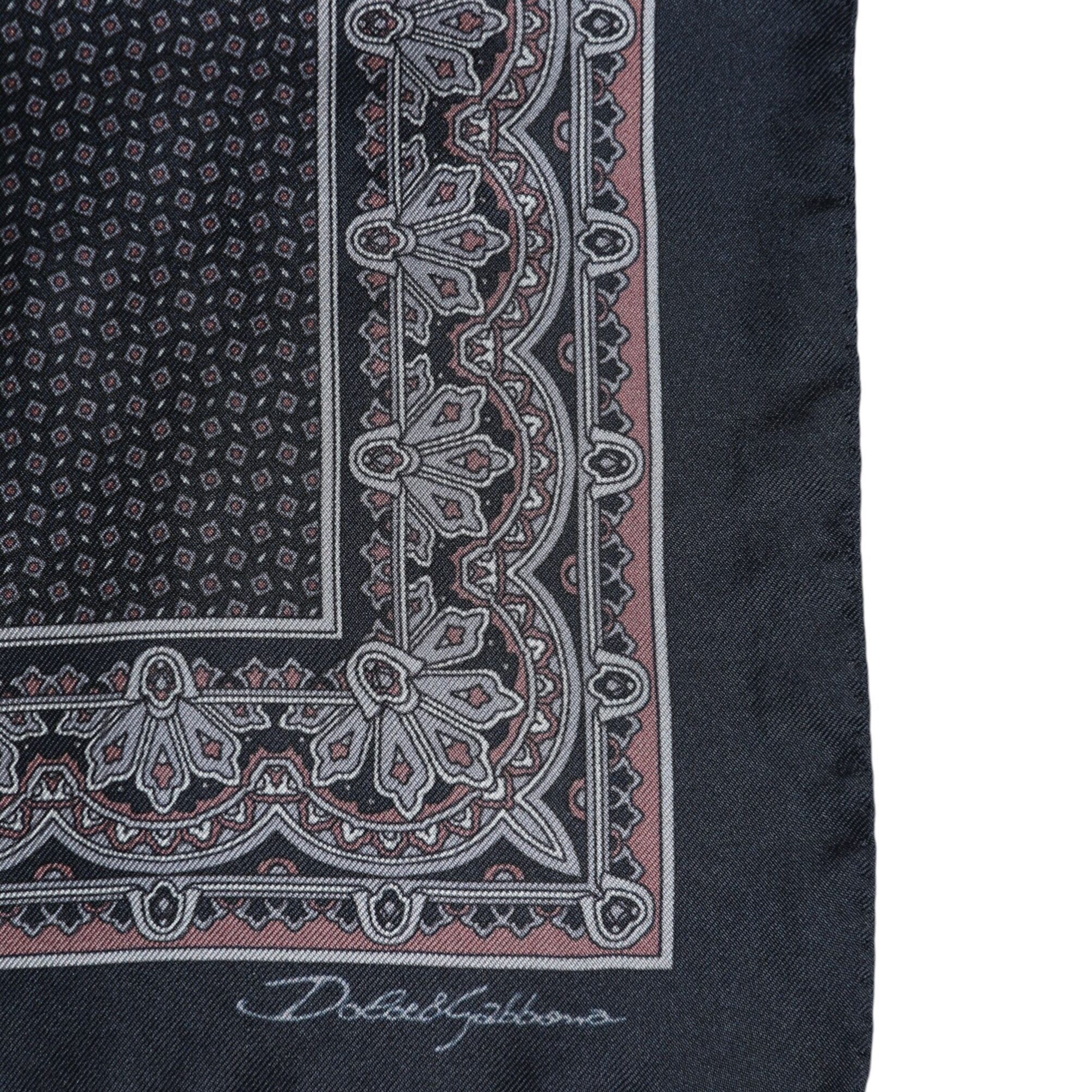 Dolce & Gabbana Multicolor Fantasy Silk Square Foulard Scarf