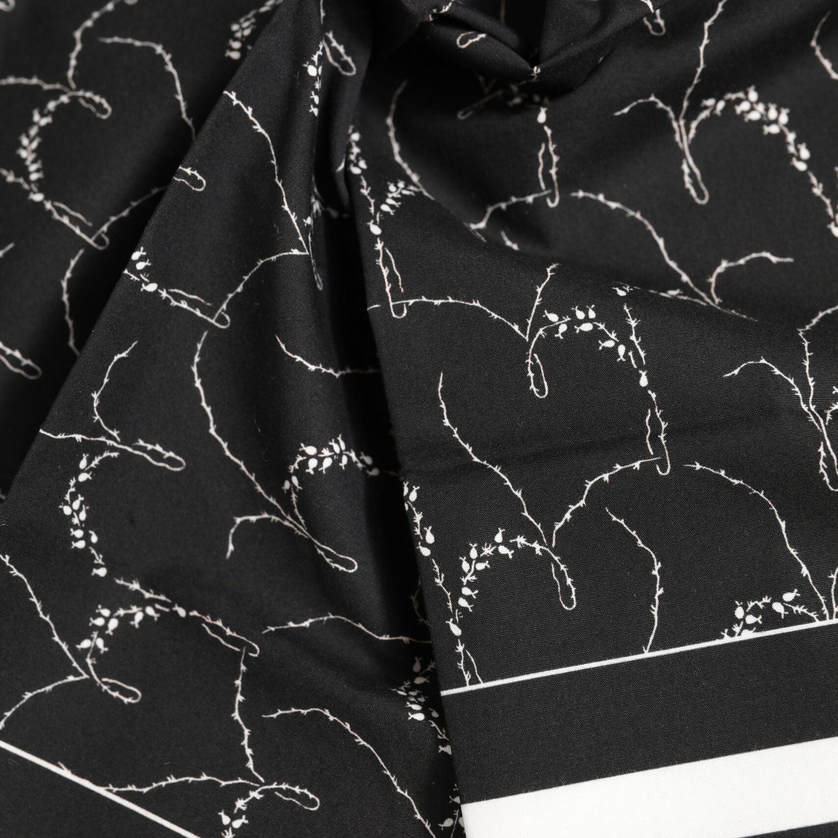 Dolce & Gabbana Black White Printed Square Men Foulard Scarf